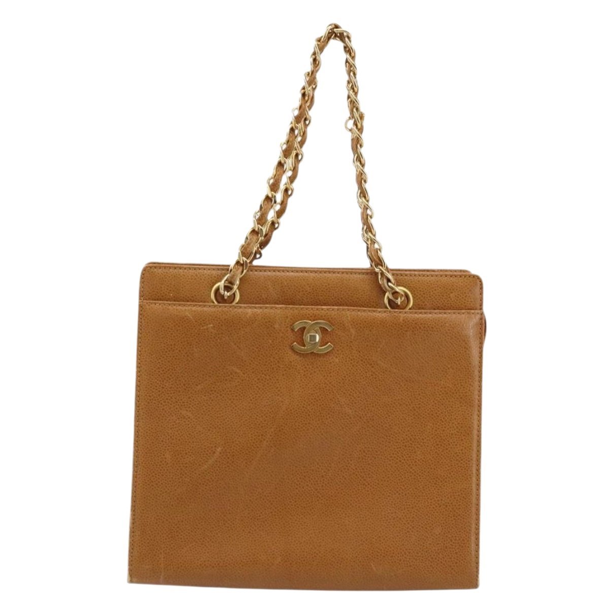 Leather tote