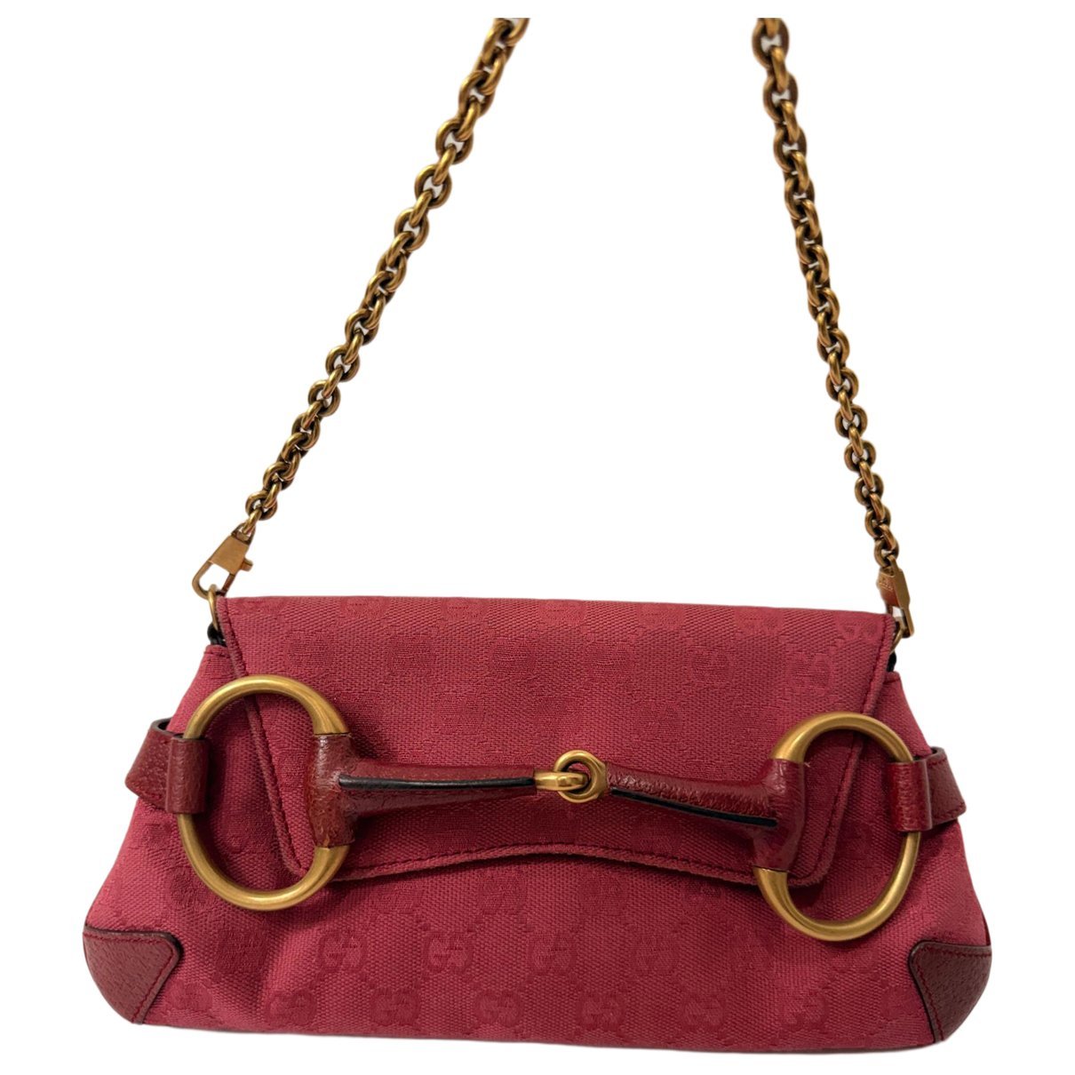 Horsebit Chain cloth handbag