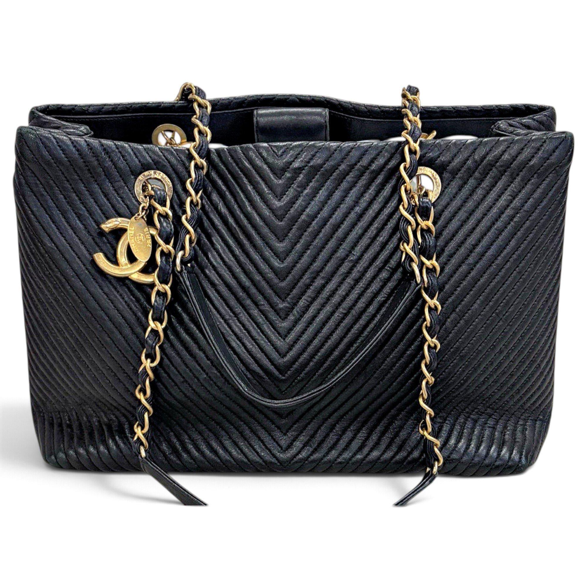 Leather tote