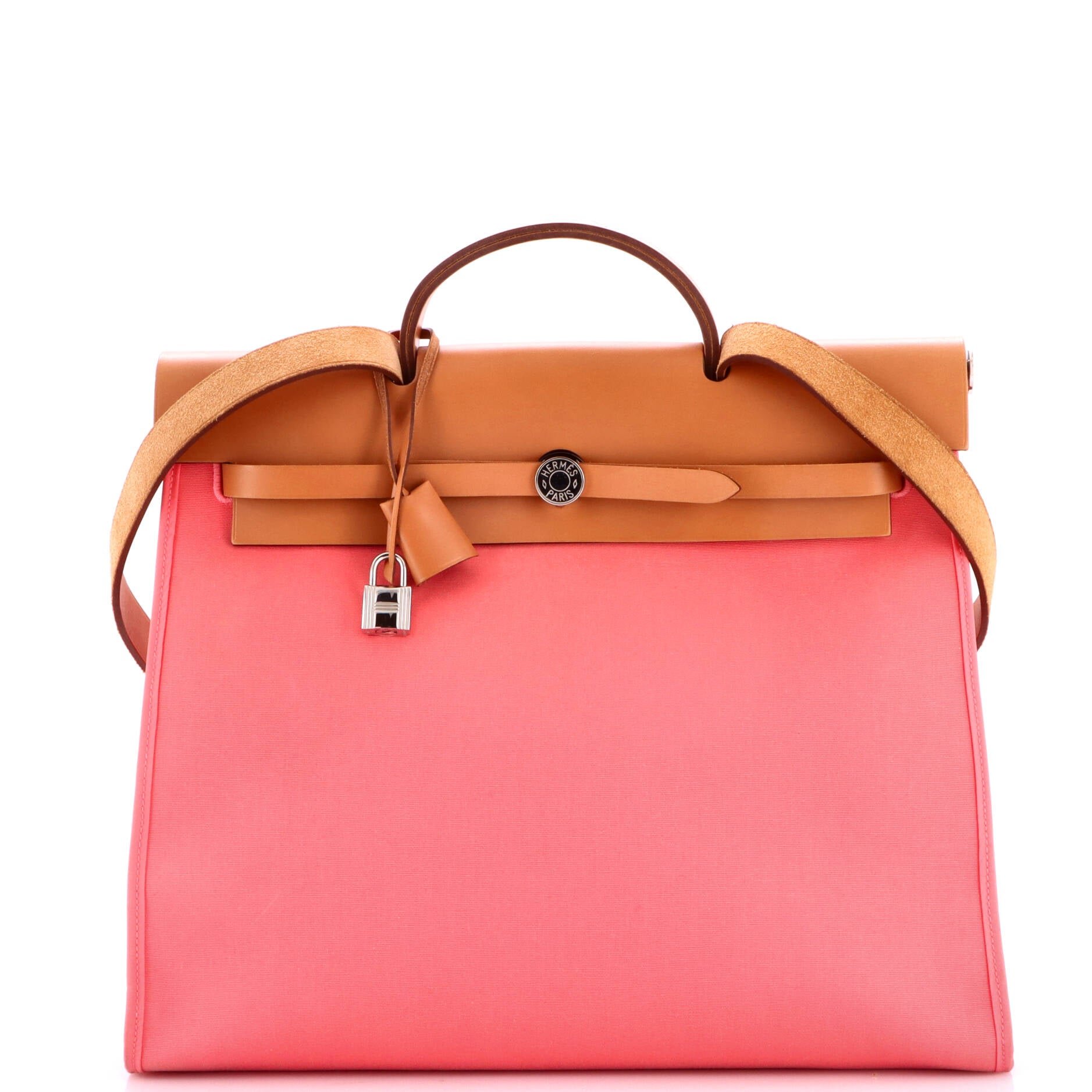 Herbag Zip Leather and Toile 39