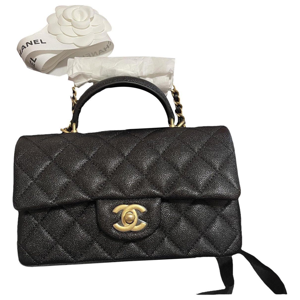 Timeless Classique Top Handle leather crossbody bag