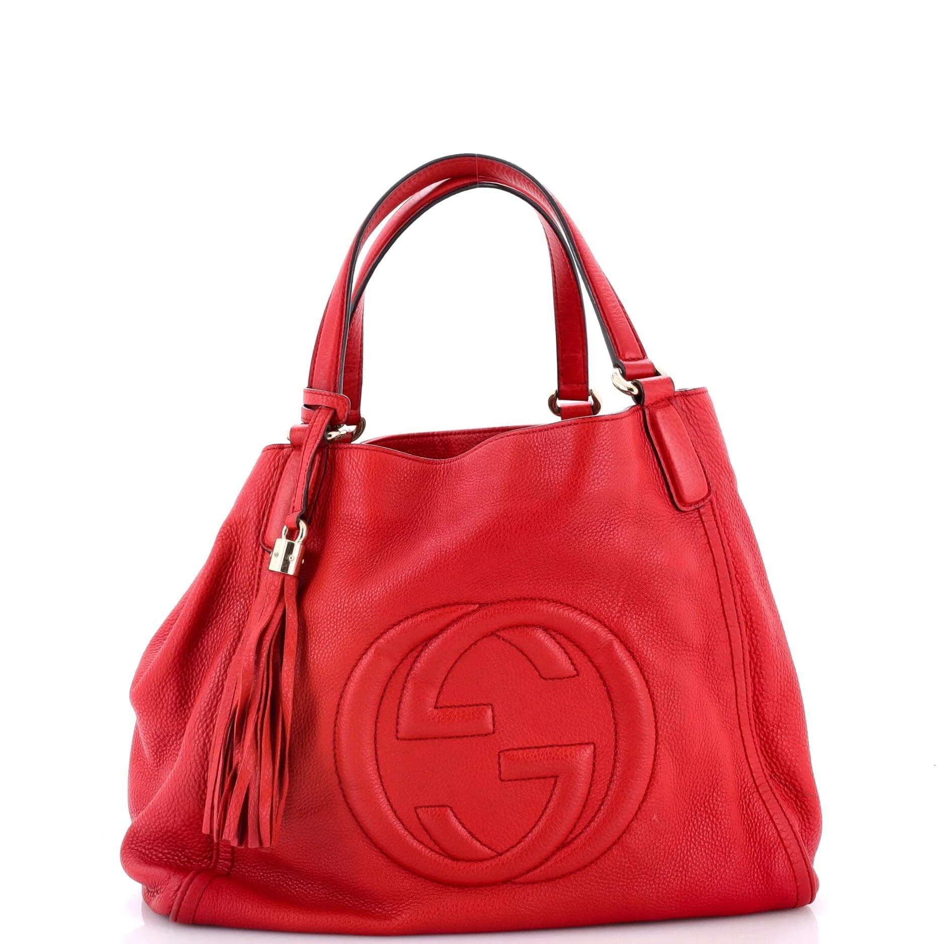 Leather handbag