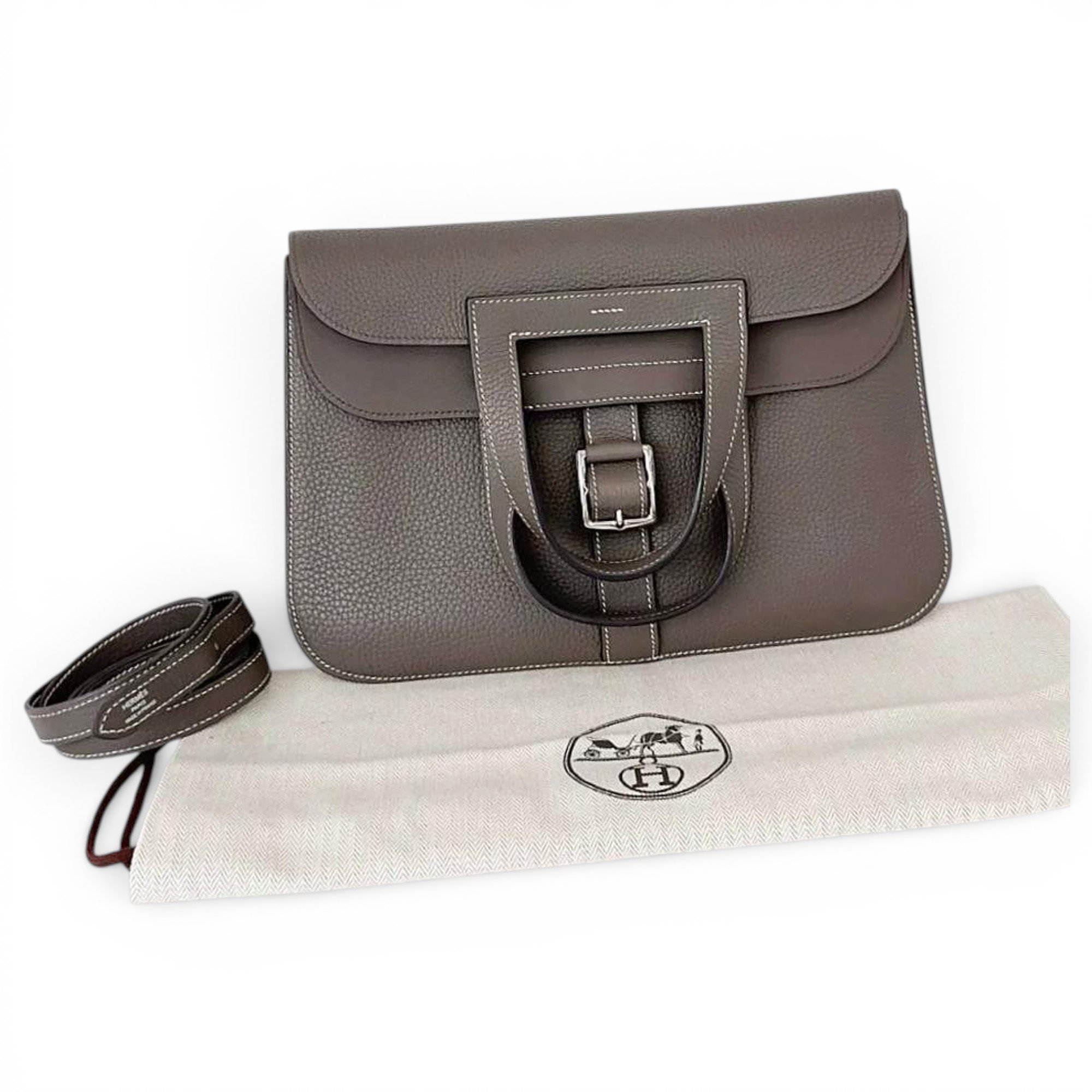 Halzan leather handbag