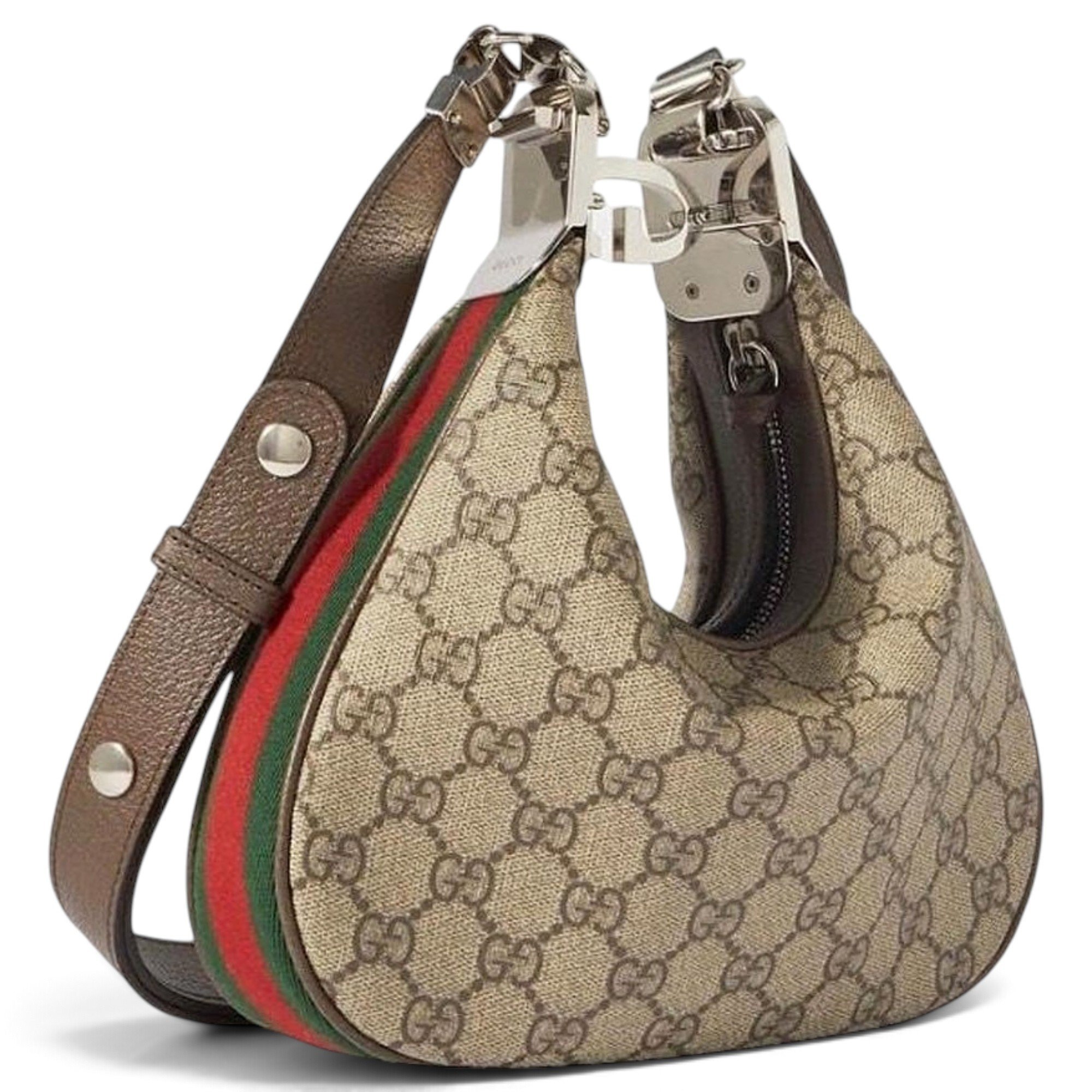 Attache leather crossbody bag