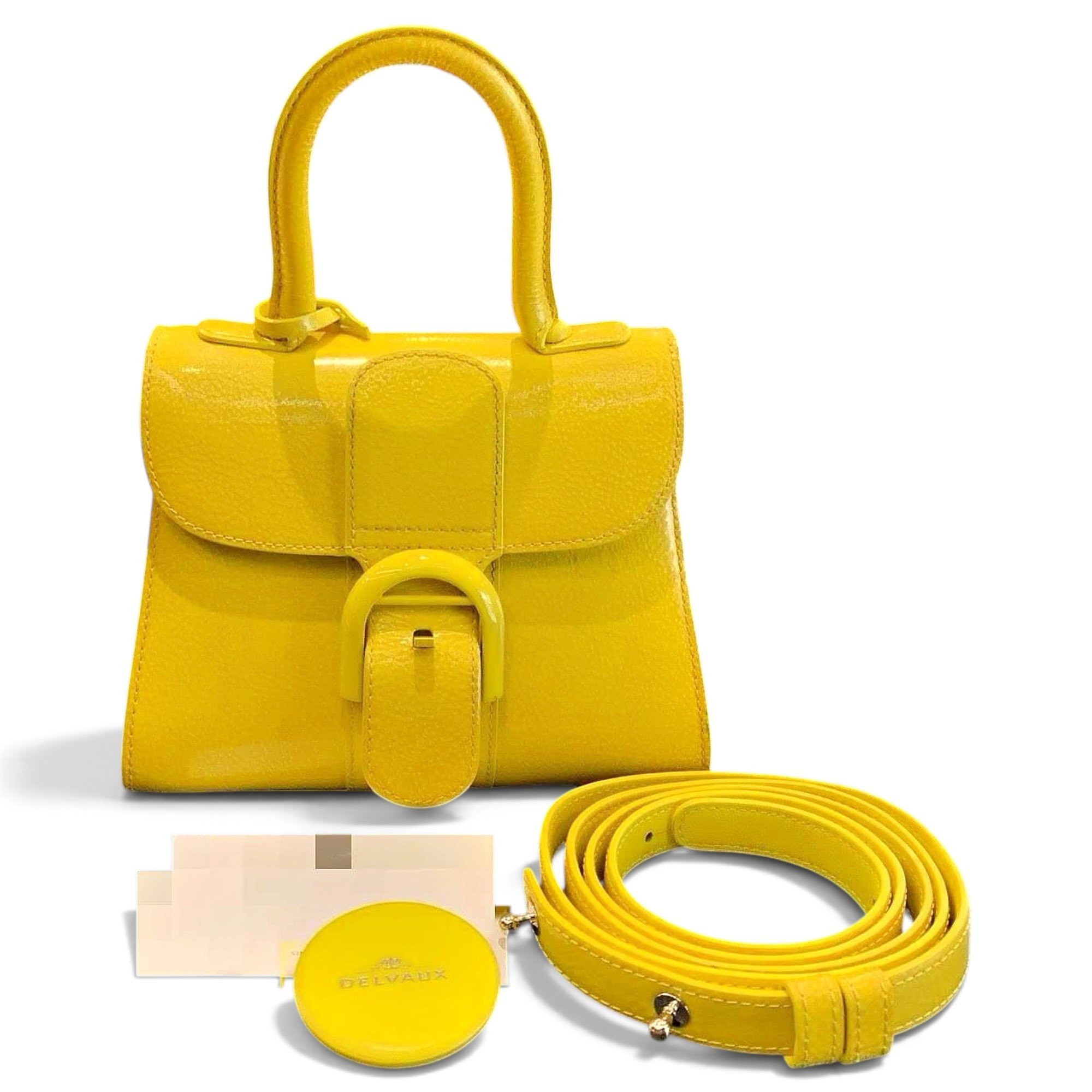 Brillant leather handbag