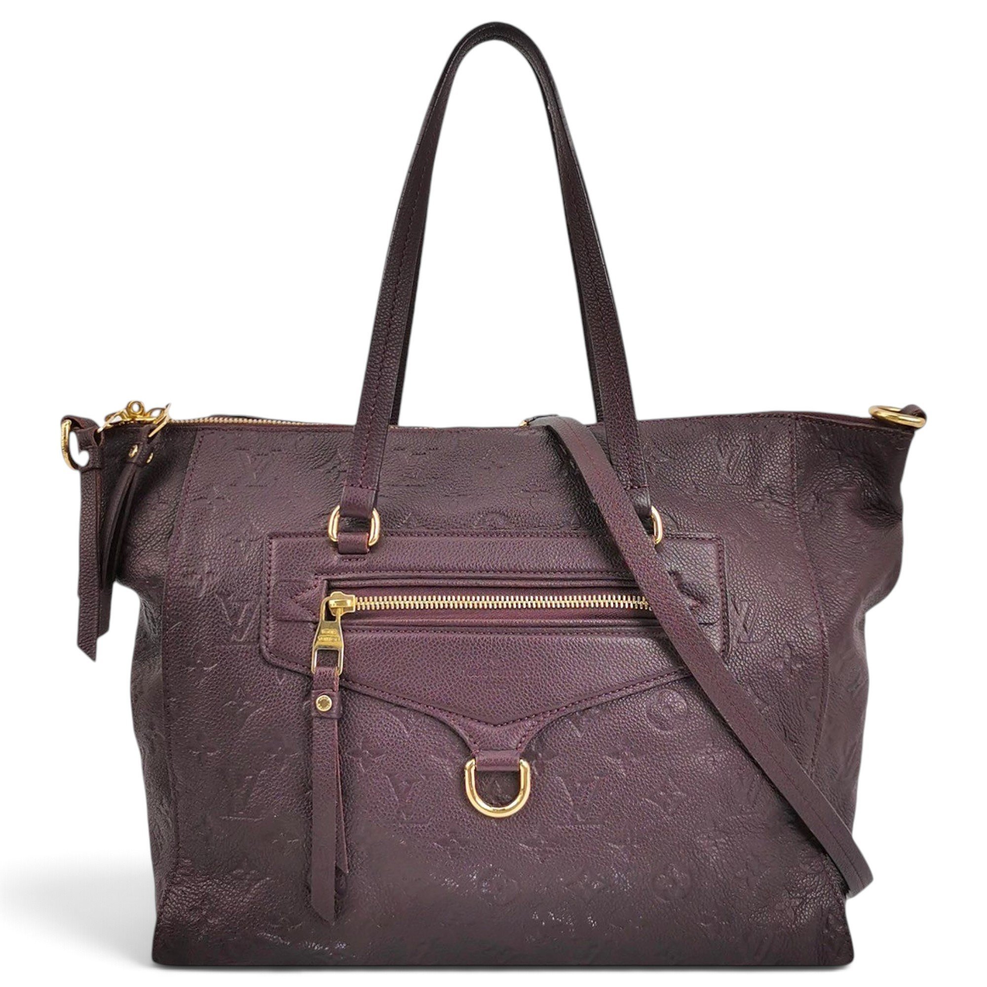 Lumineuse leather handbag