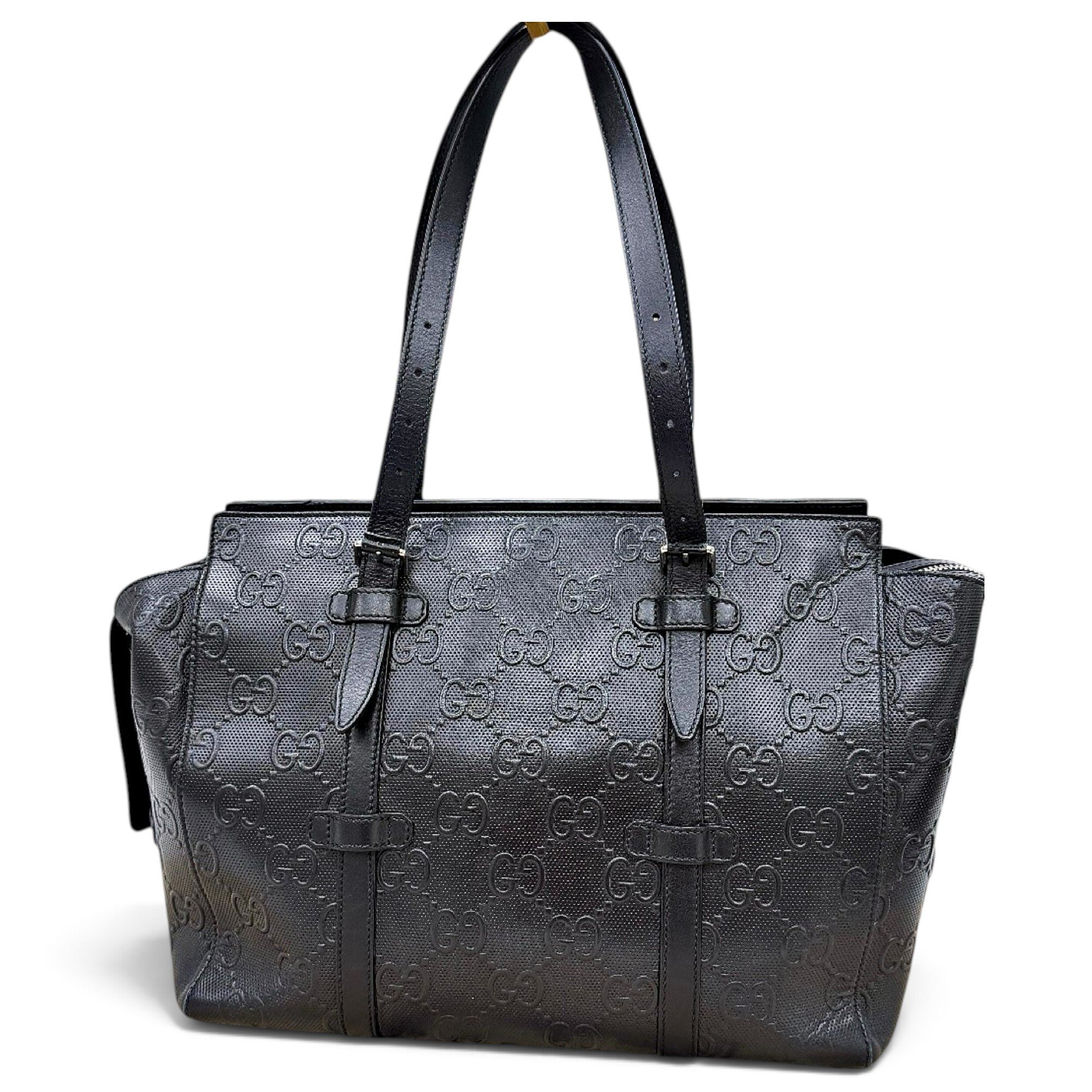 Leather tote