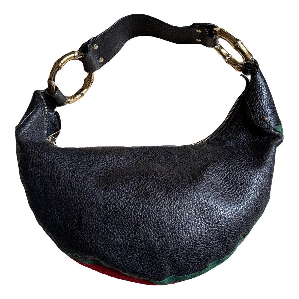 Bamboo Ring leather handbag