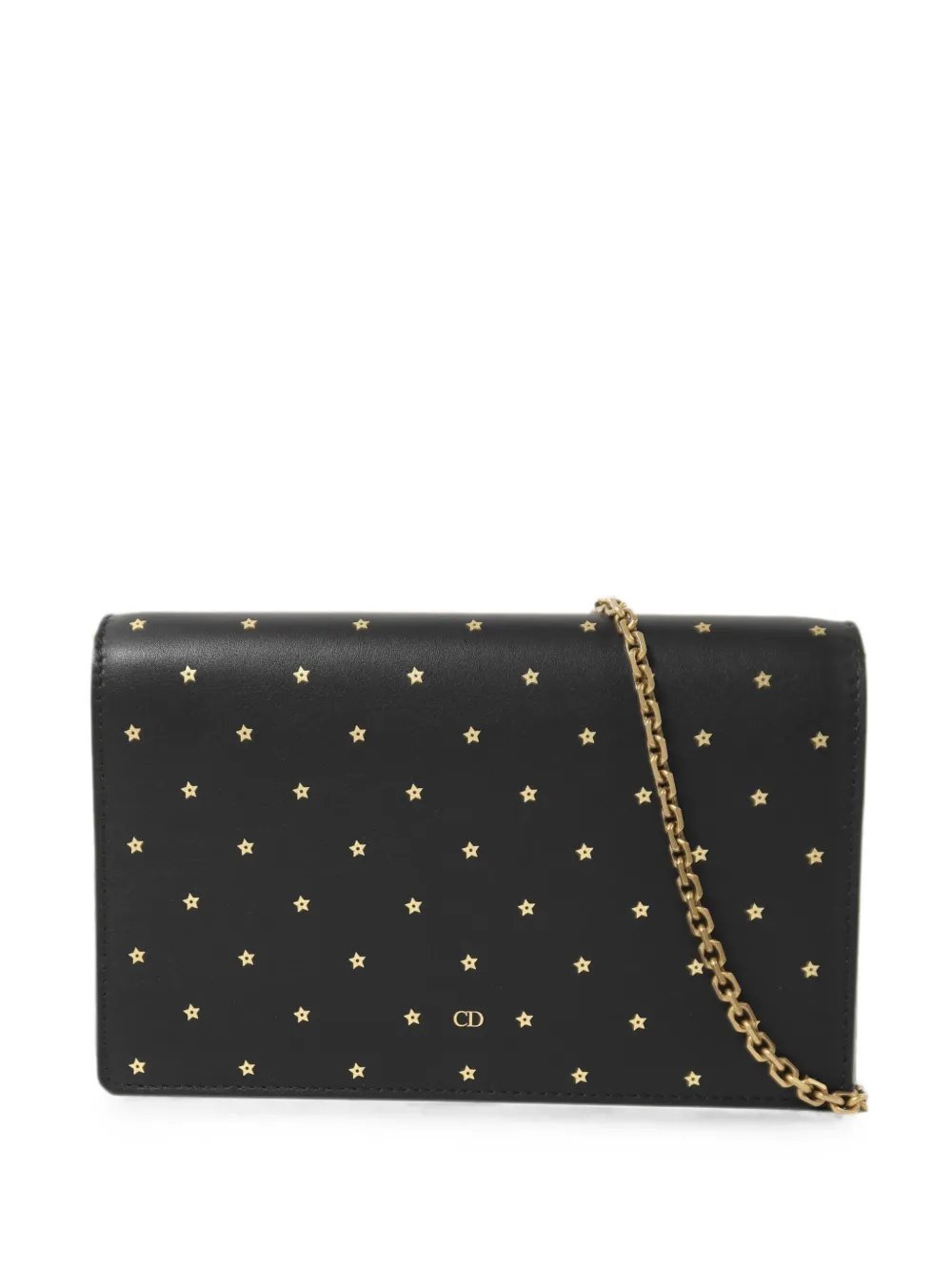 Dior star-studded leather shoulder bag