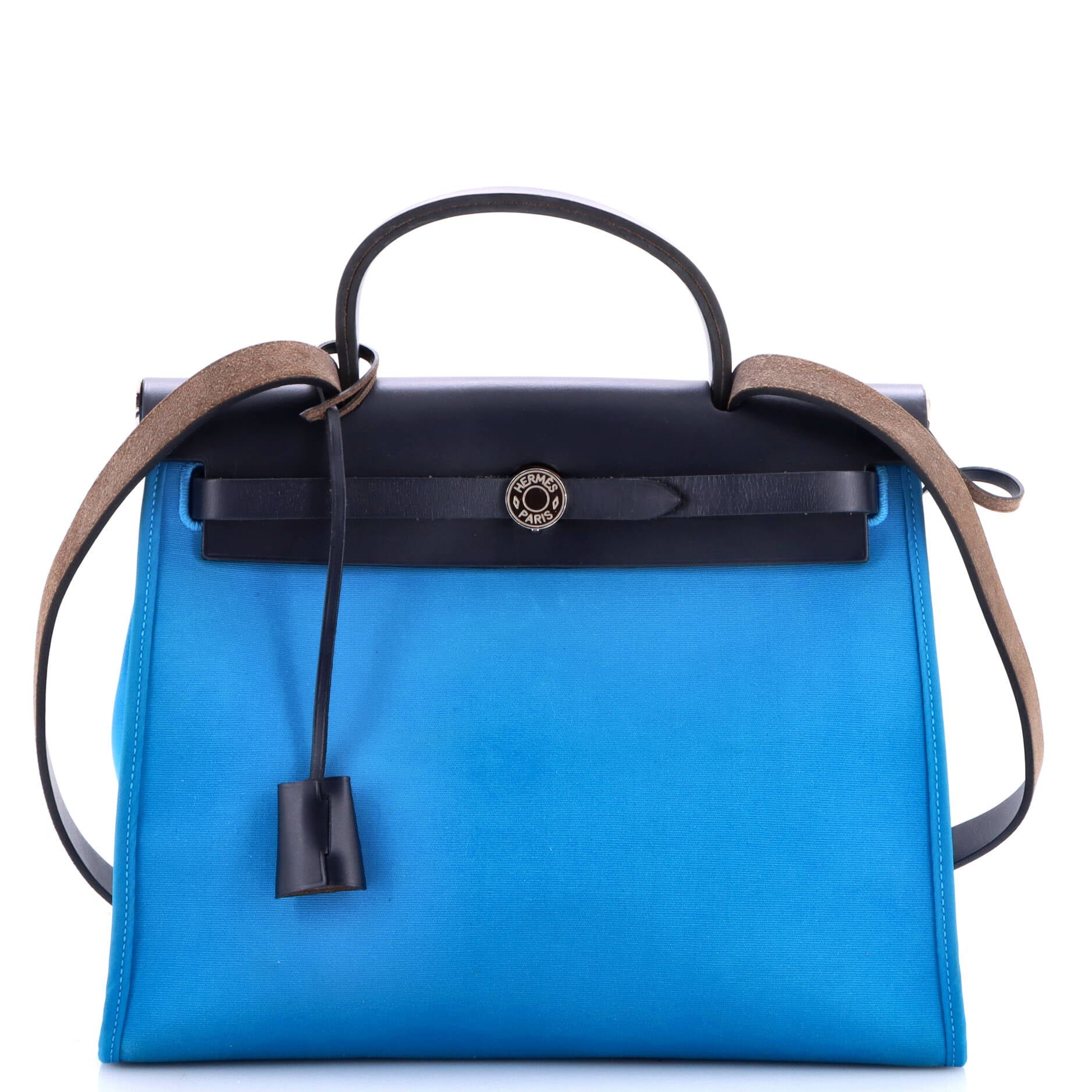 Herbag Zip Leather and Toile 31