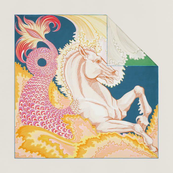 Cheval Sirene Double Face Scarf 90