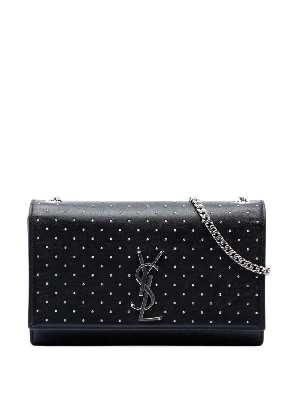 2014 Medium Studded Calfskin Monogram Kate crossbody bag