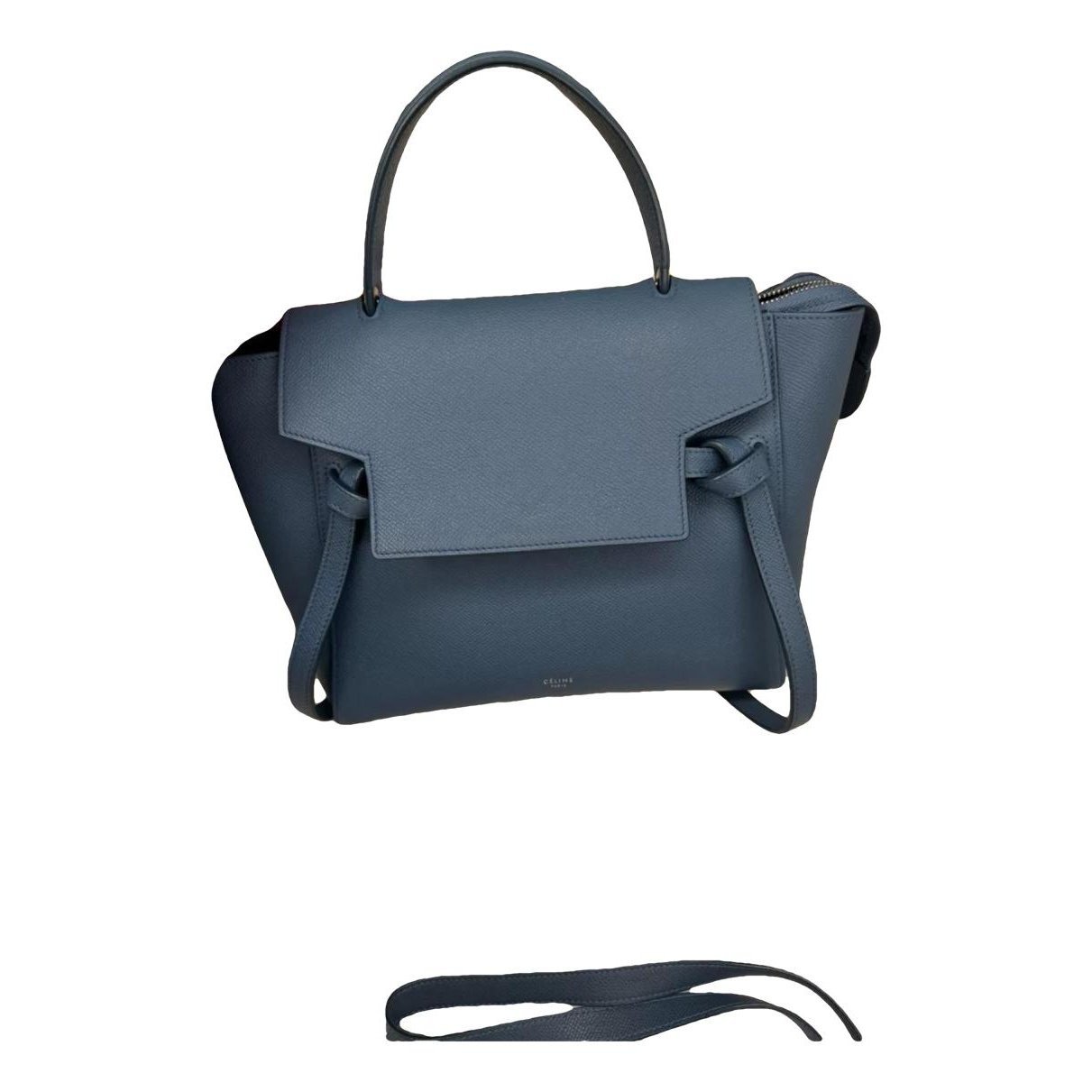 Belt leather handbag