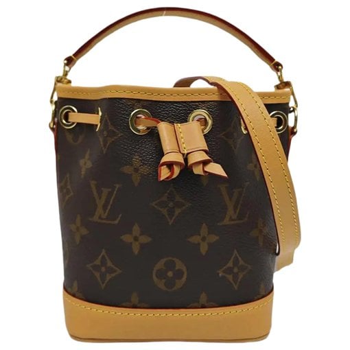 Nano Noé leather handbag