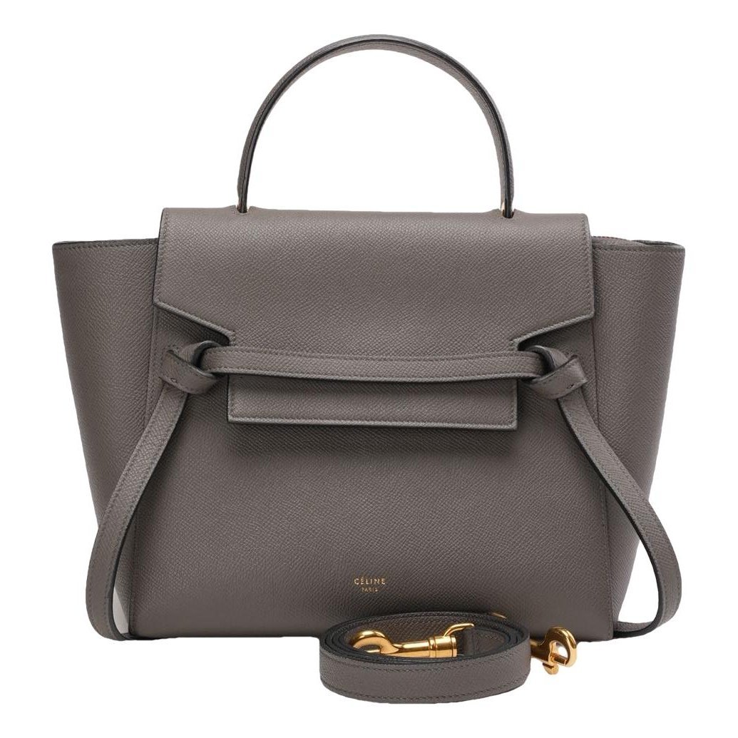 Belt leather handbag