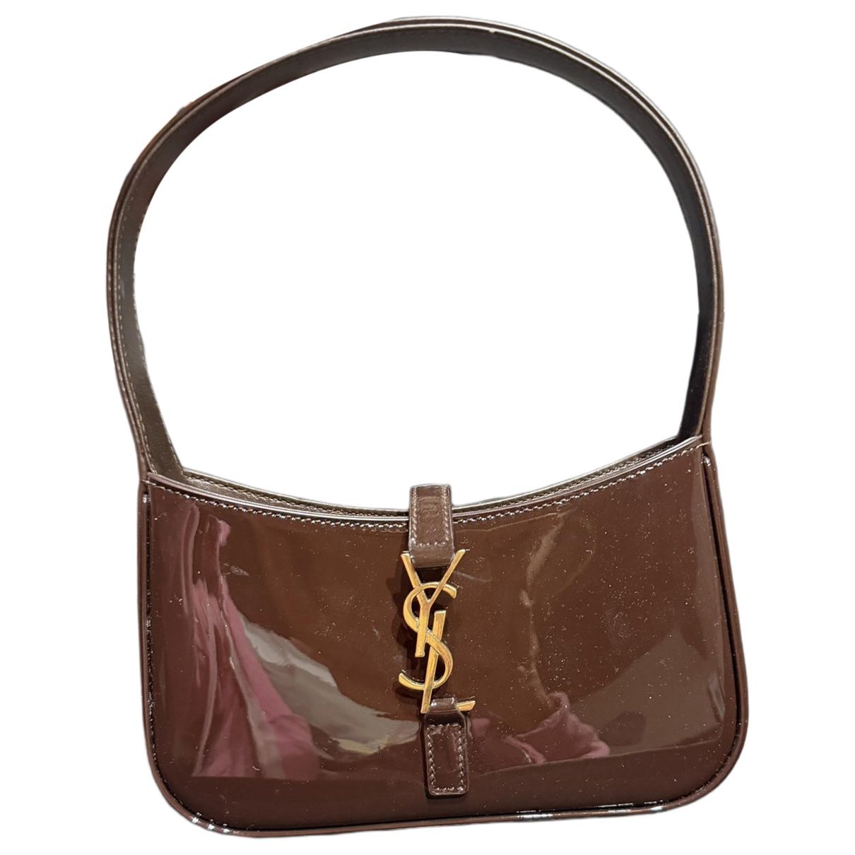 Patent leather handbag