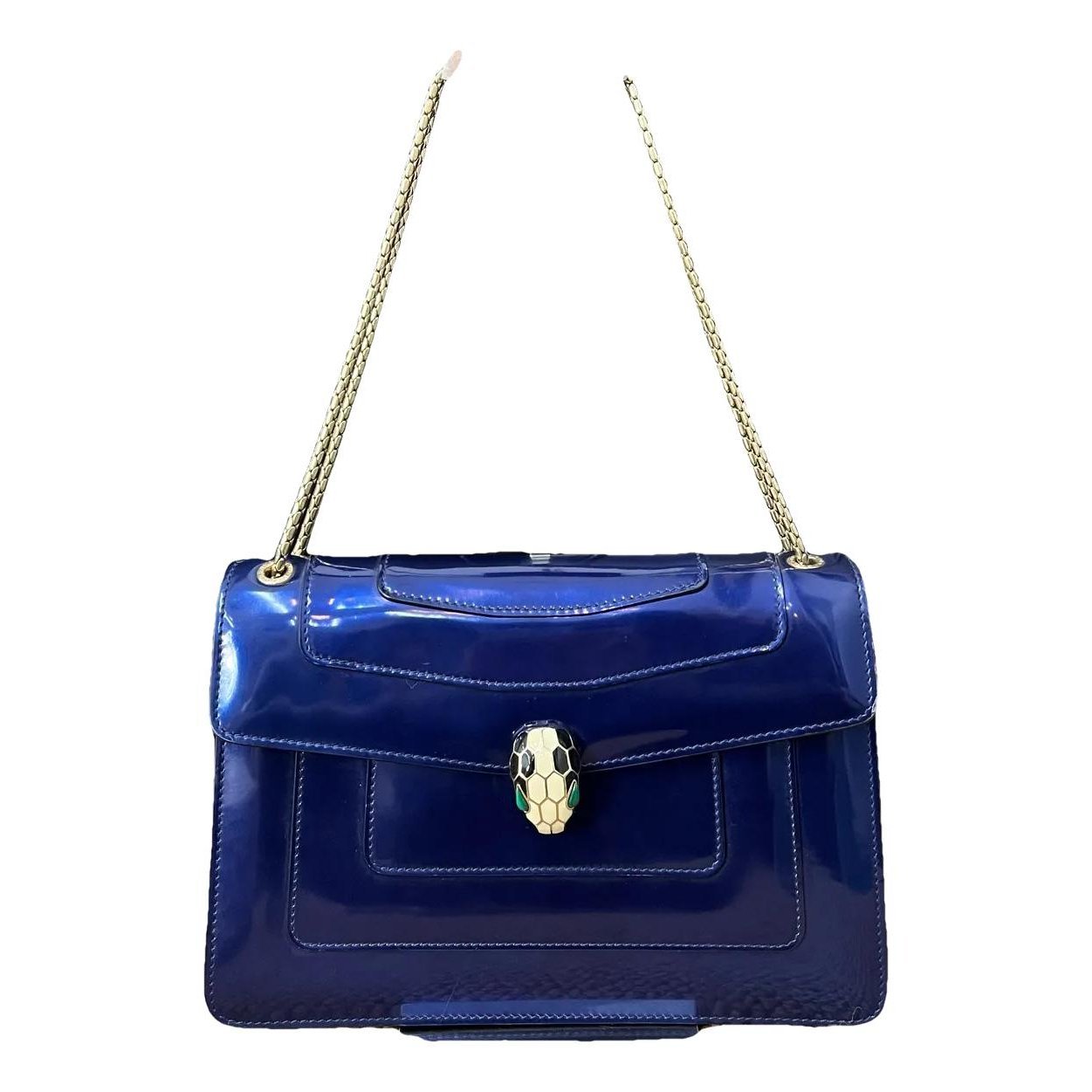Serpenti leather handbag