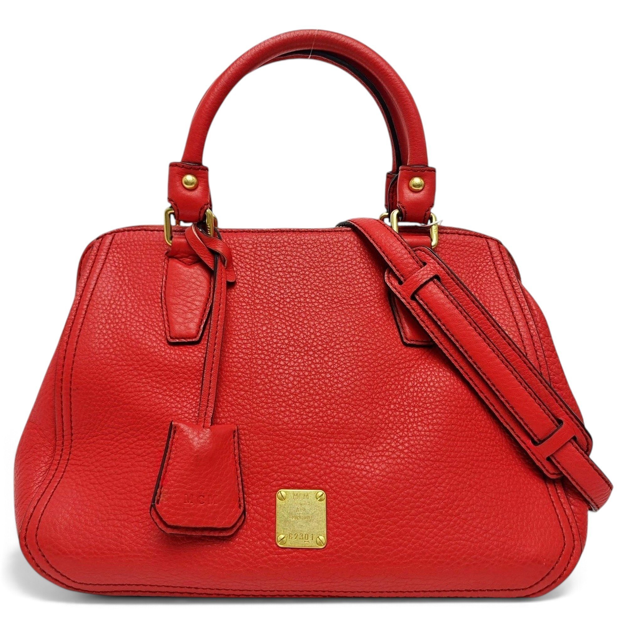 Leather handbag