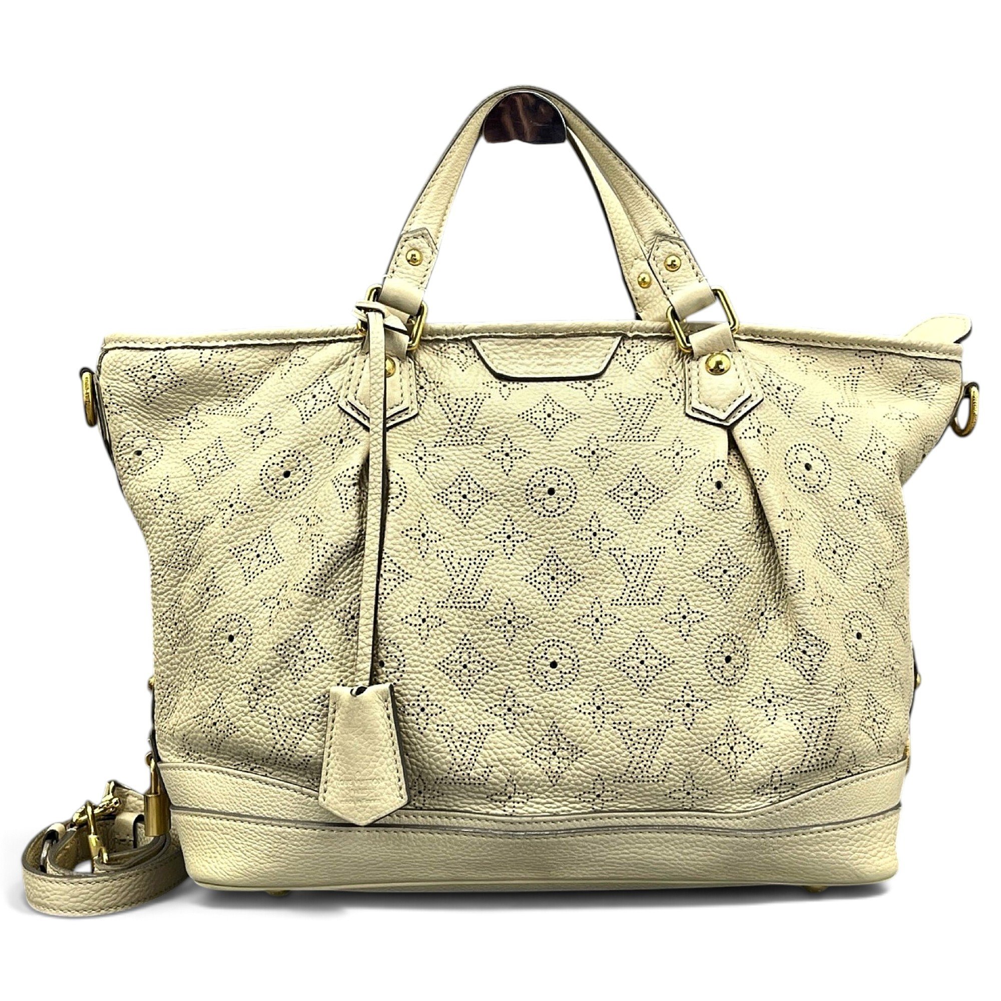 Stellar leather handbag