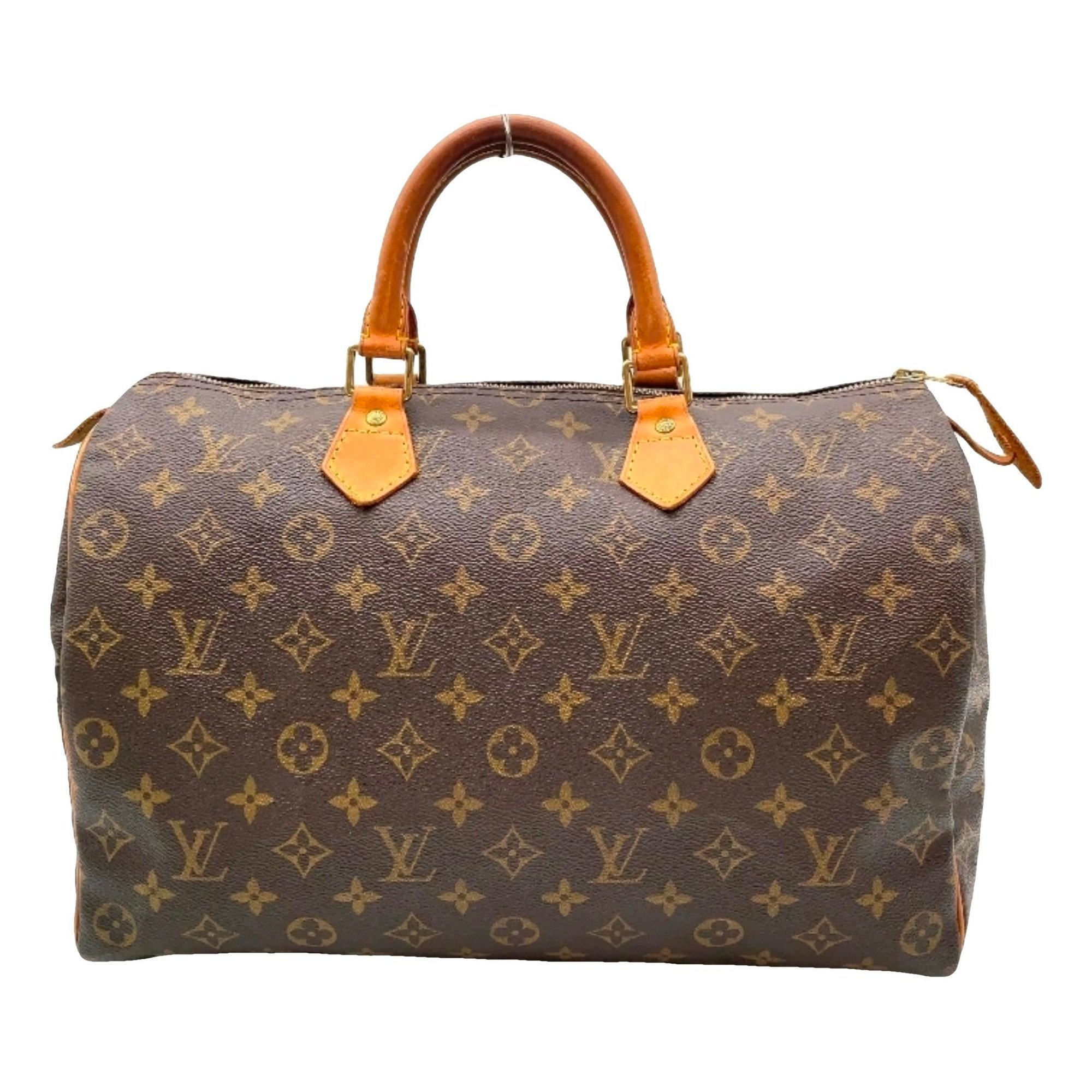 Speedy leather handbag