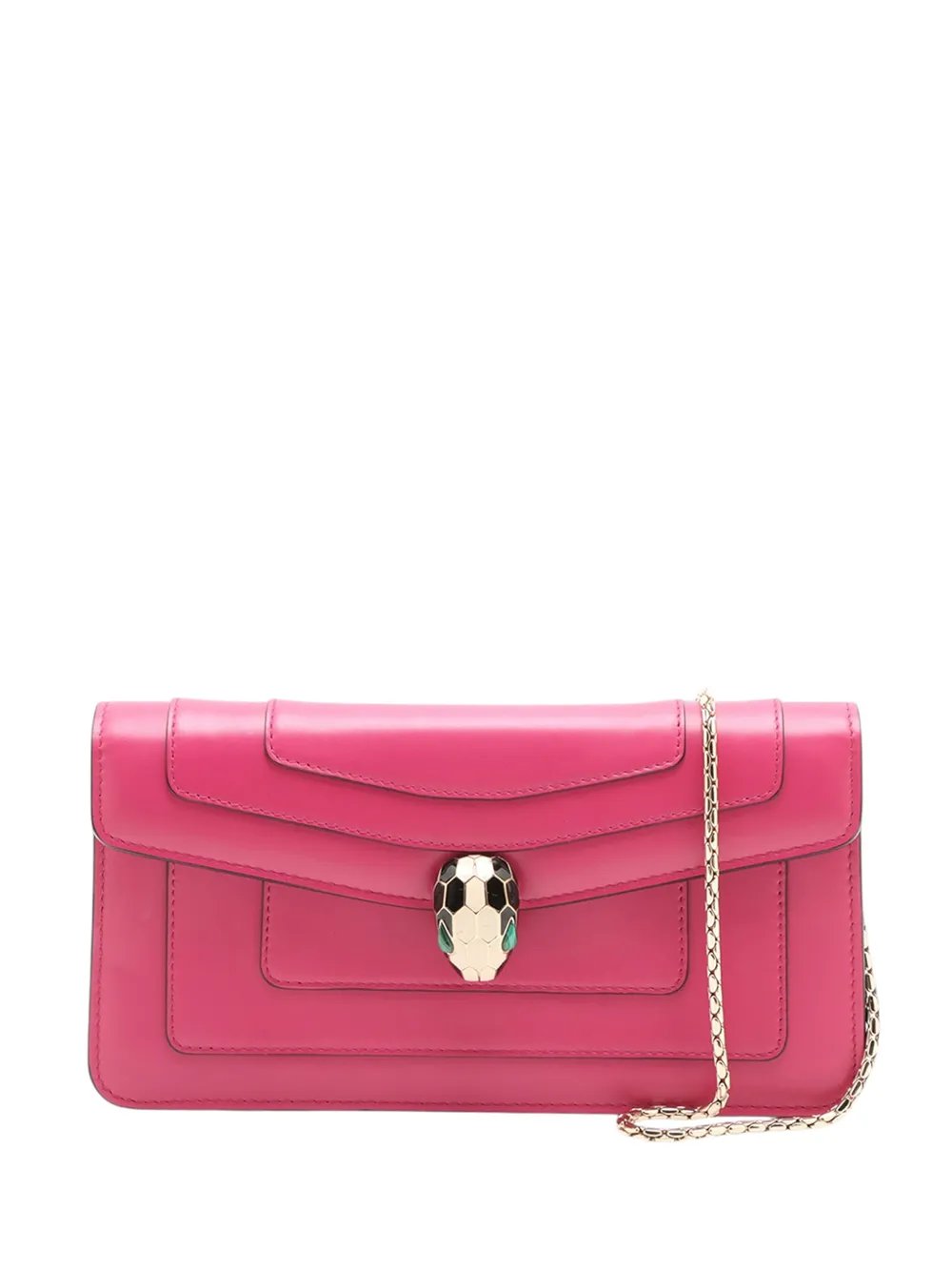 2010-2026 Leather Serpenti Forever Chain crossbody bag