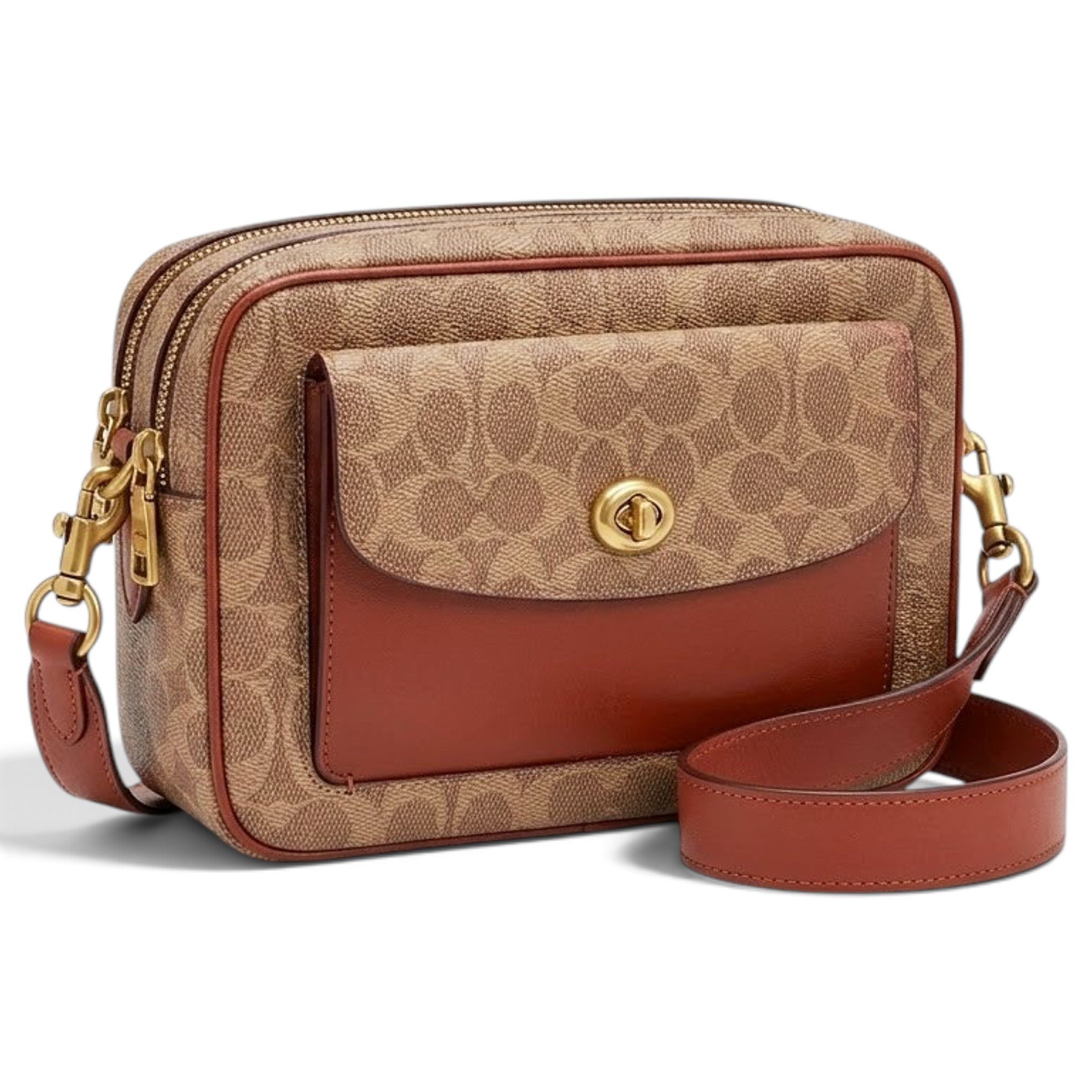 Leather crossbody bag
