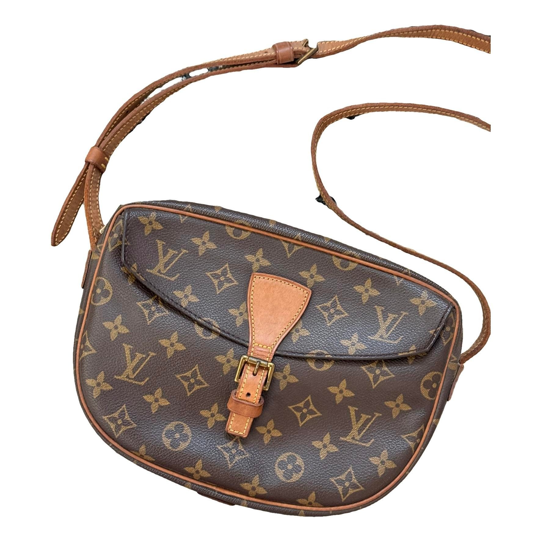 Jeune fille leather crossbody bag