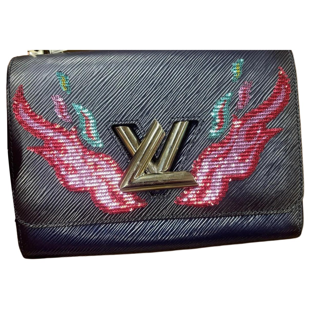 Twist leather handbag