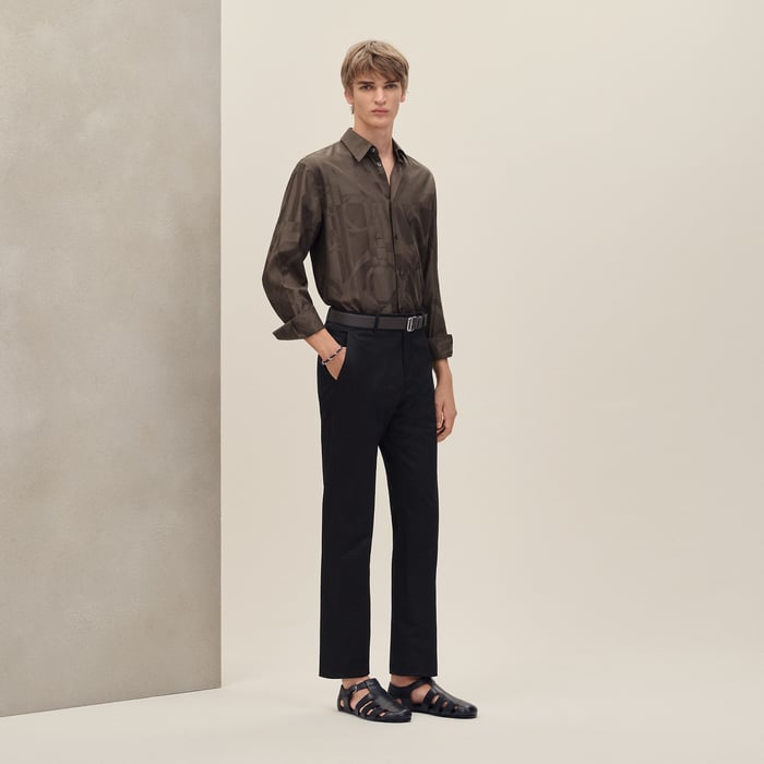 Noir Saint Germain Fitted Pants