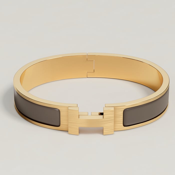 Gris Étain Mat Clic Hh Bracelet