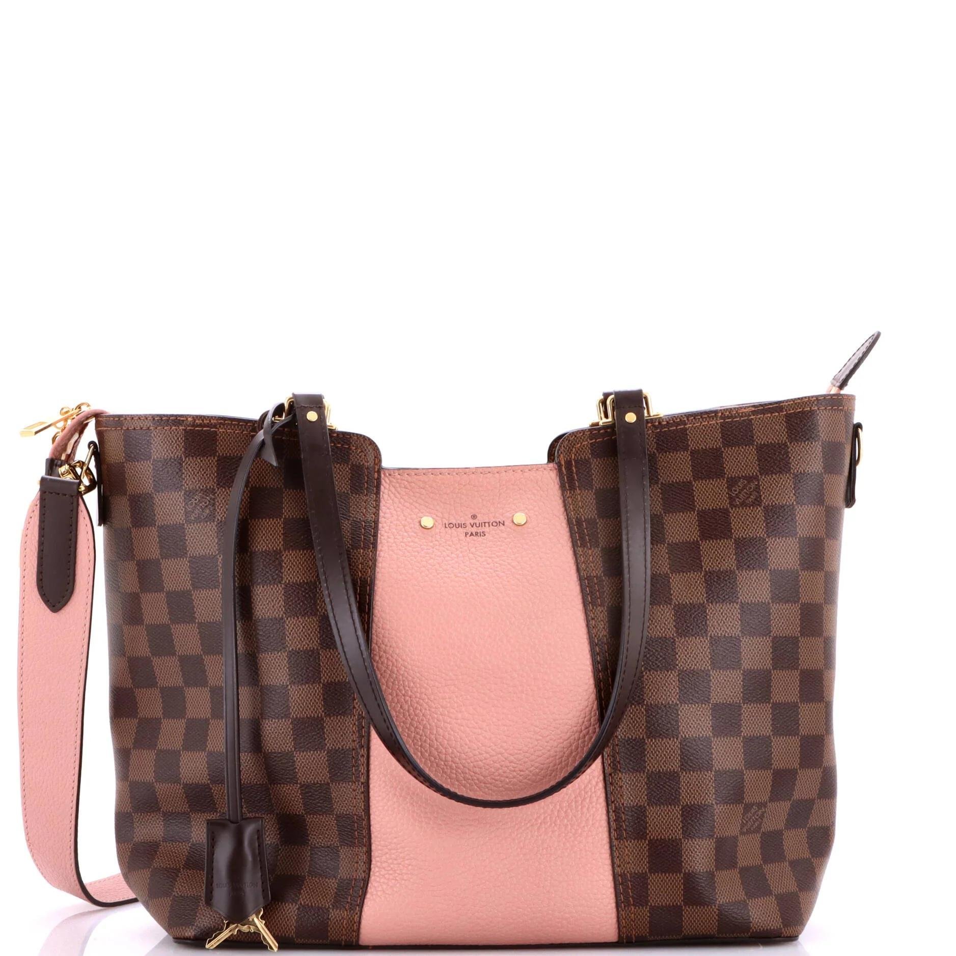 Jersey leather handbag