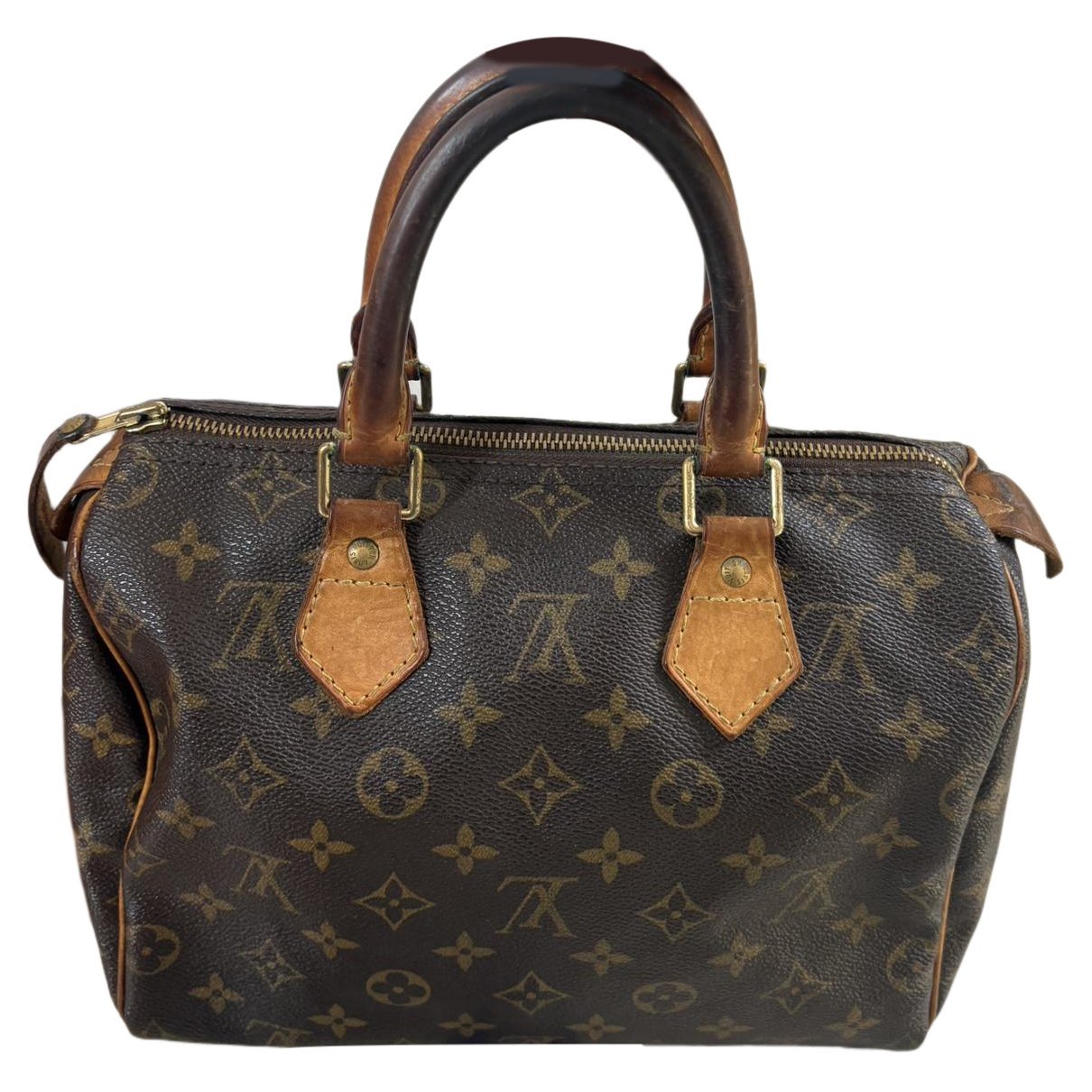 Speedy leather handbag