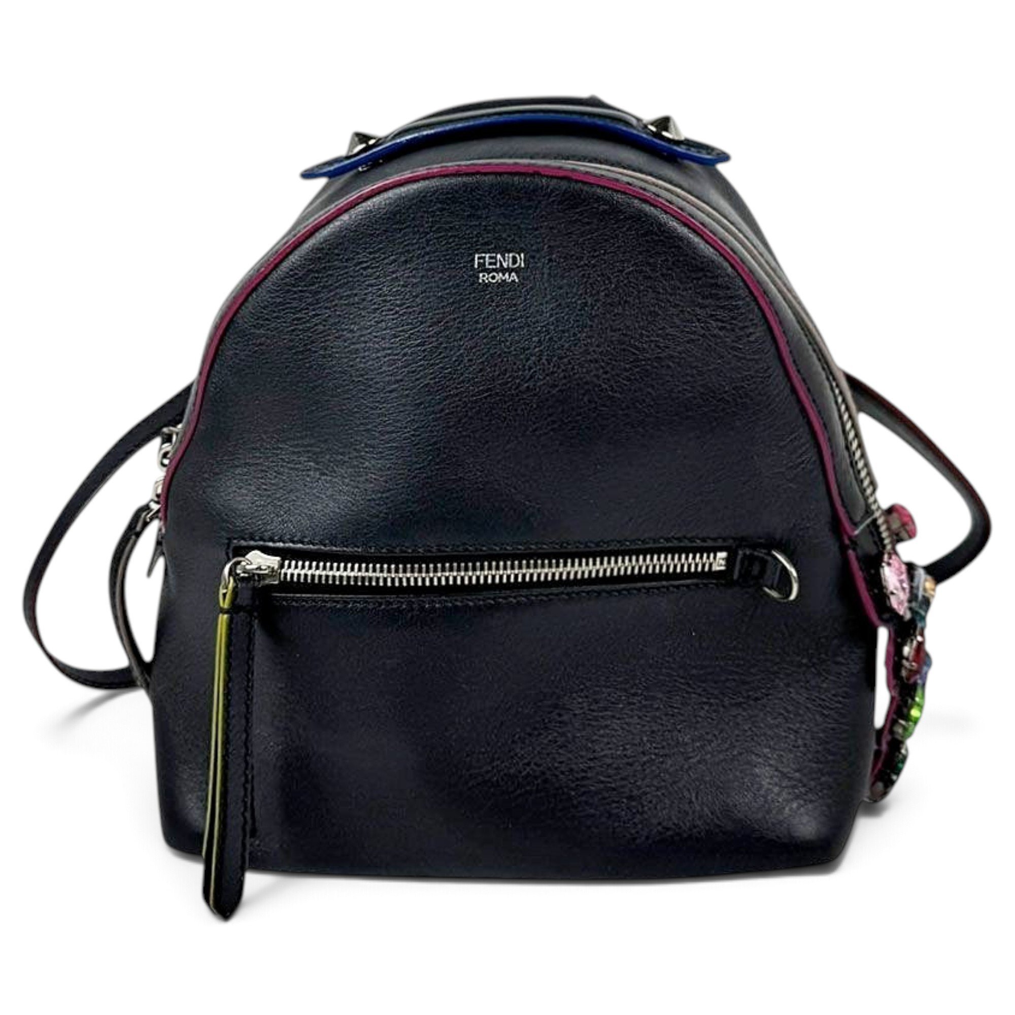 Leather backpack