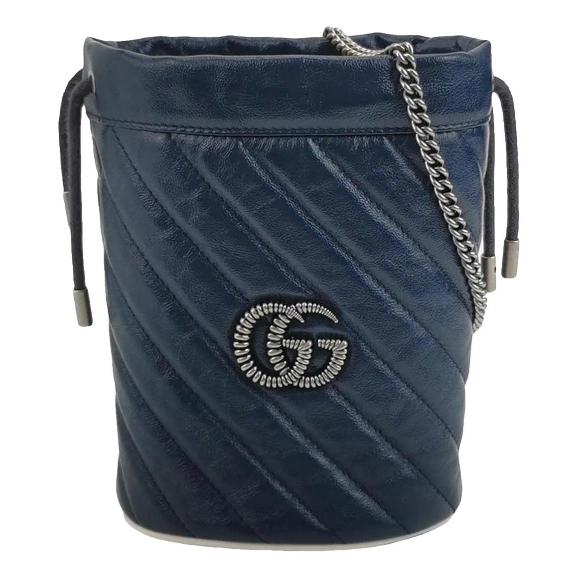 GG Marmont Chain Bucket leather mini bag