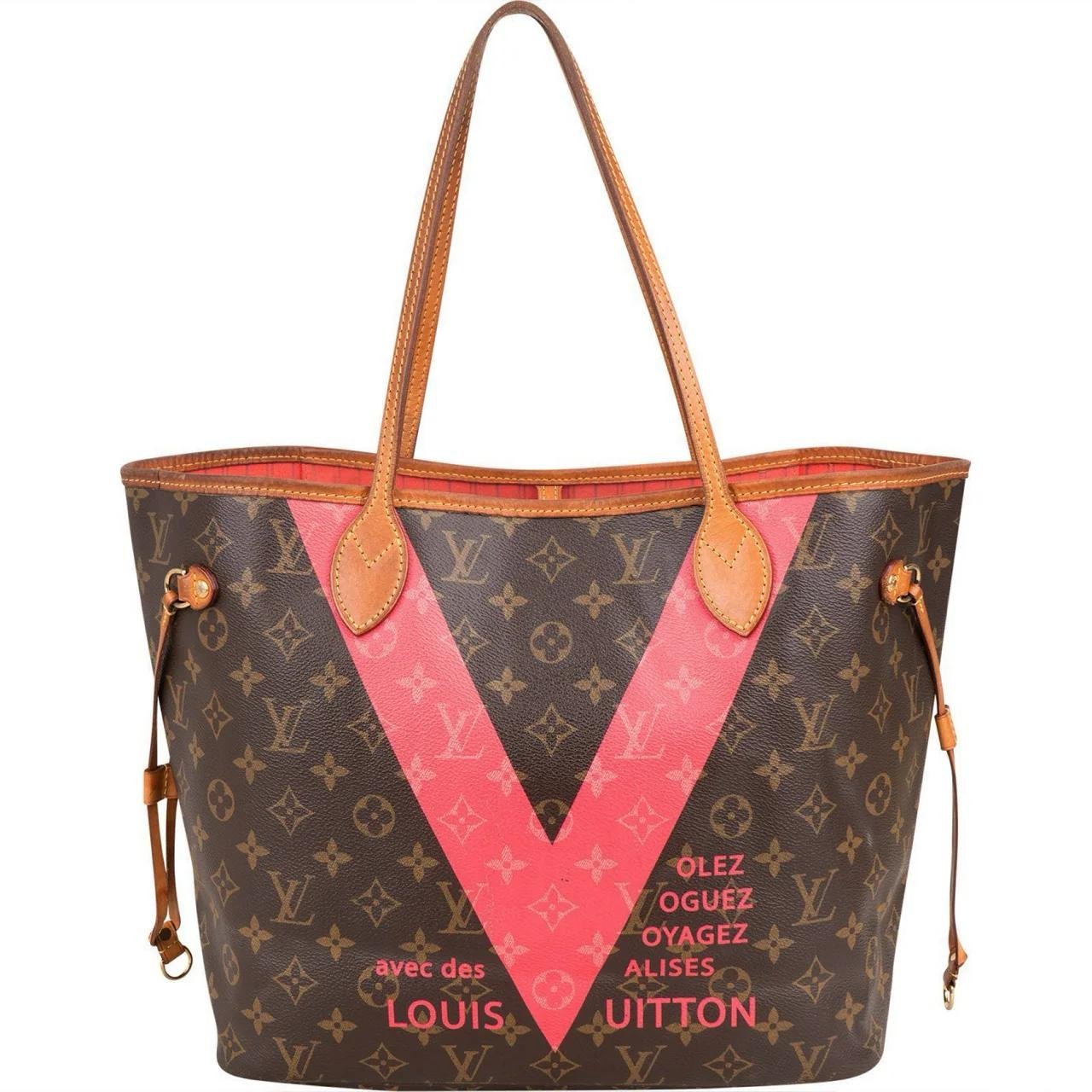 Neverfull leather handbag