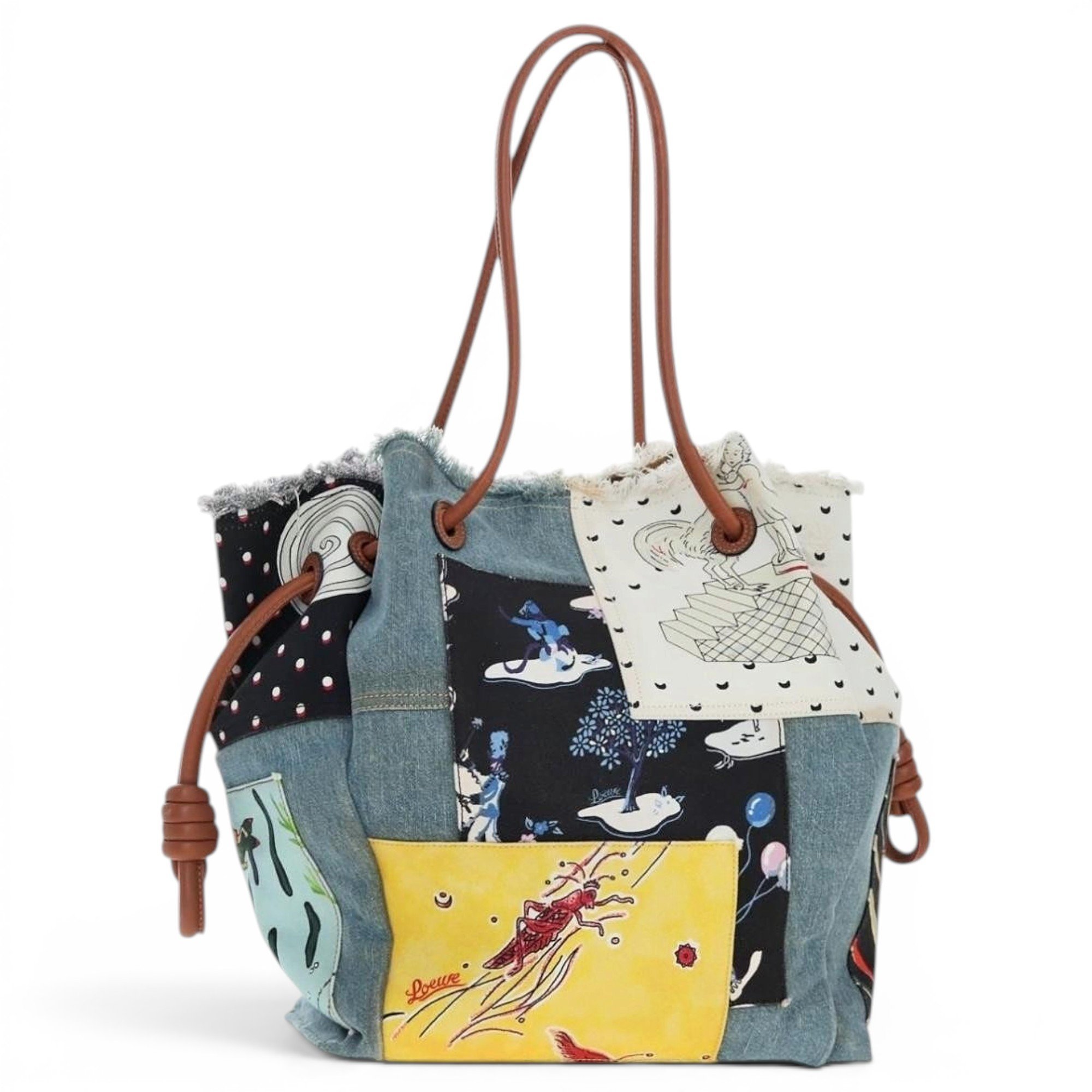 Flamenco leather handbag