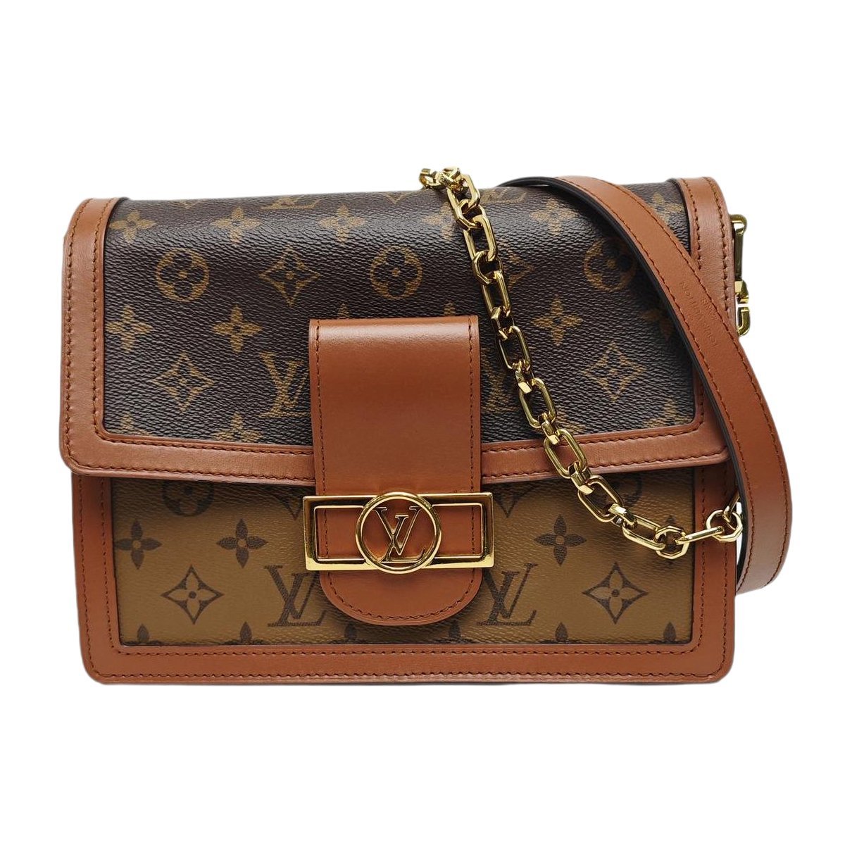 Dauphine leather handbag