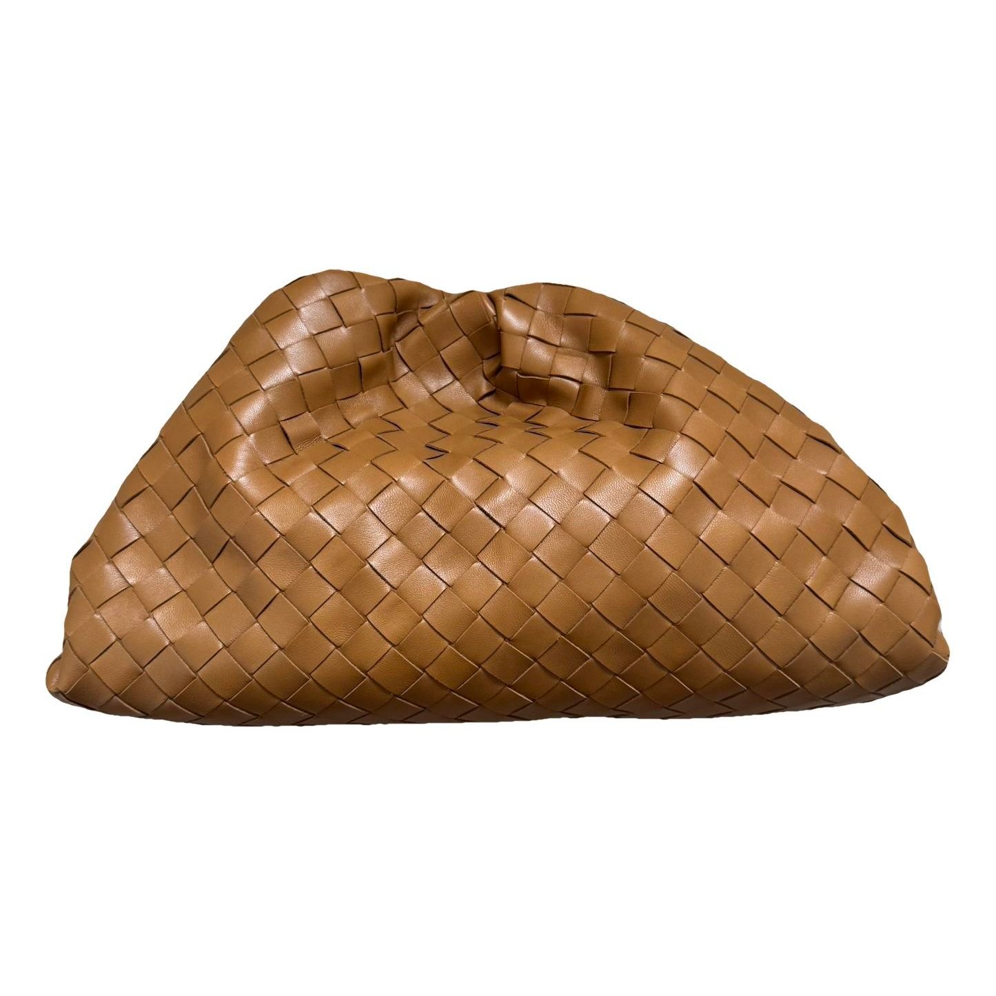 Pouch leather handbag