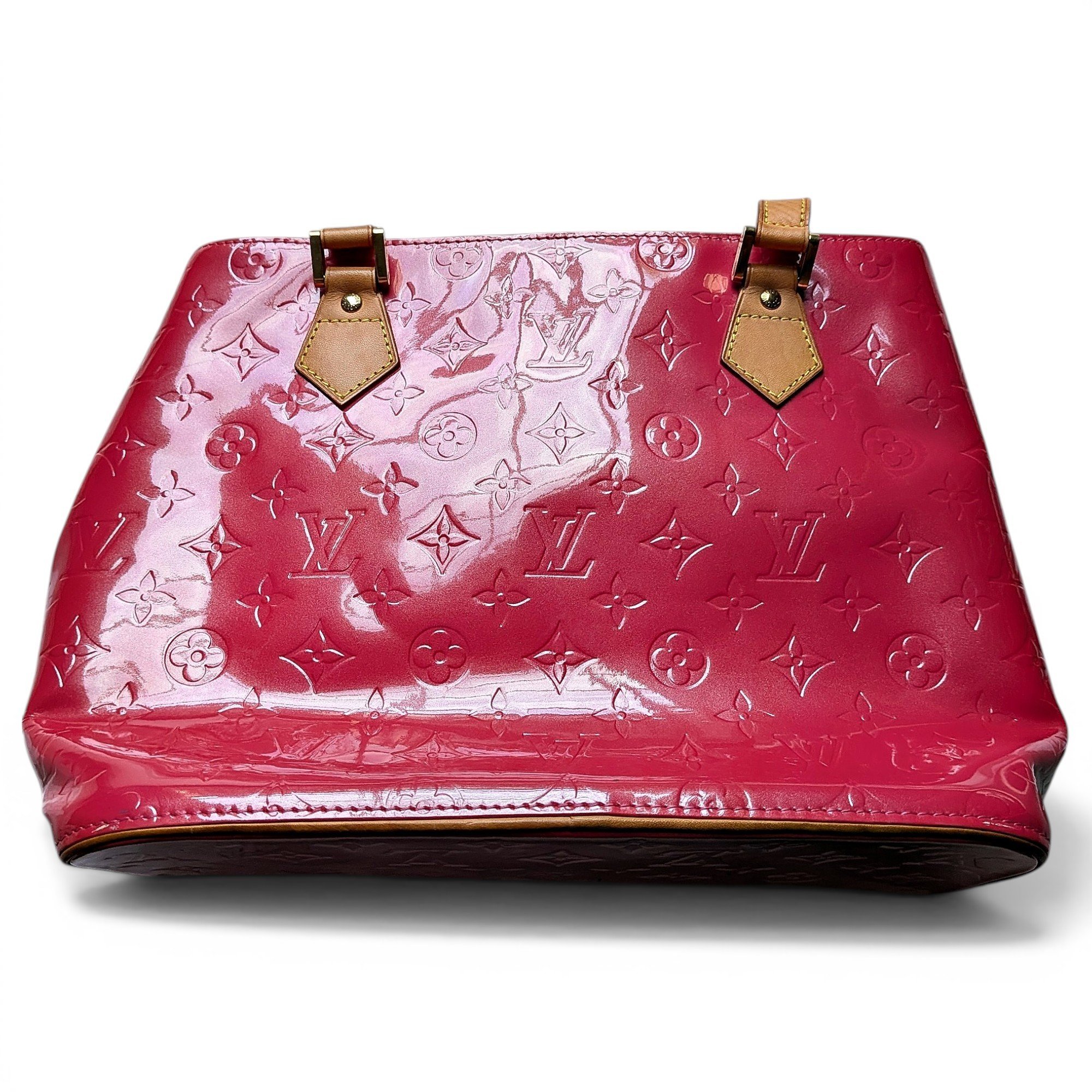 Patent leather handbag