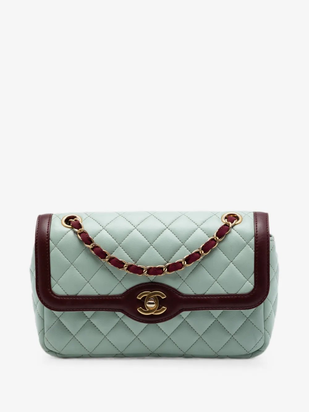 2015-2016 Small Quilted Lambskin Two Tone Day Flap shoulder bag