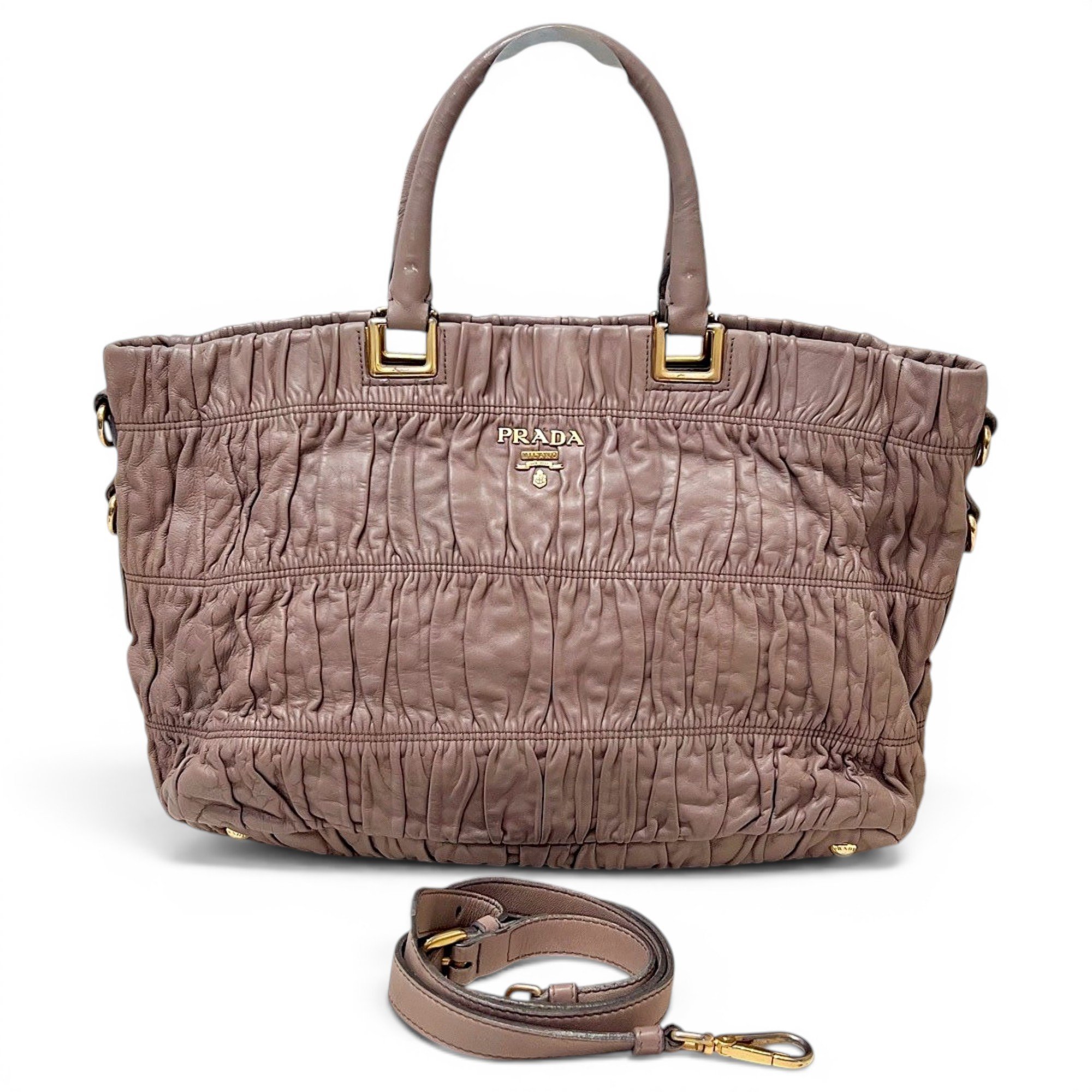 Leather handbag