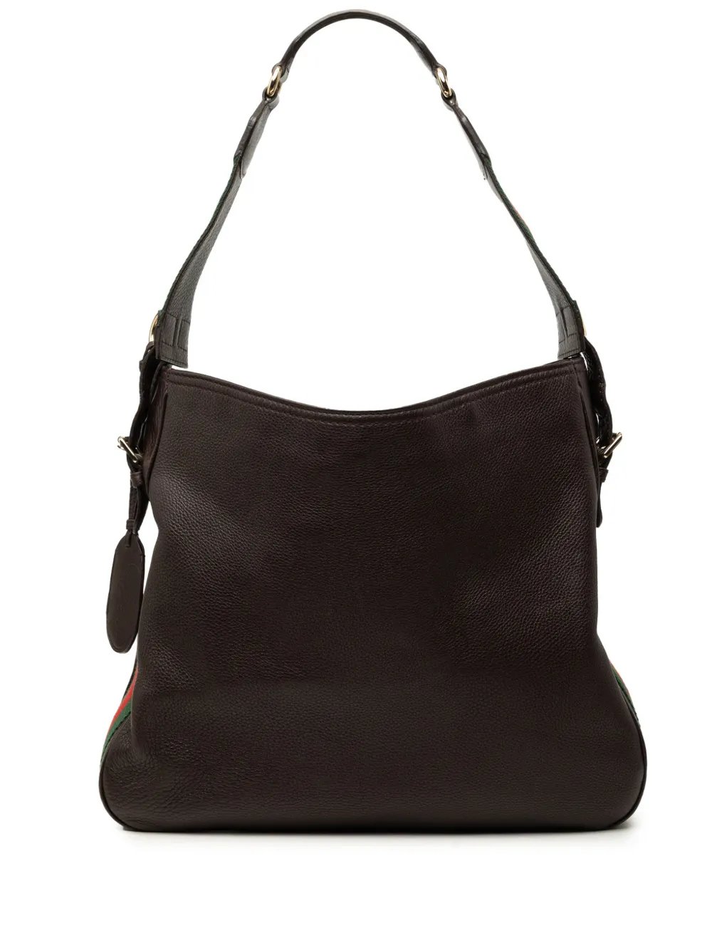 2000-2015 Medium Pebbled Calfskin Web Heritage shoulder bag