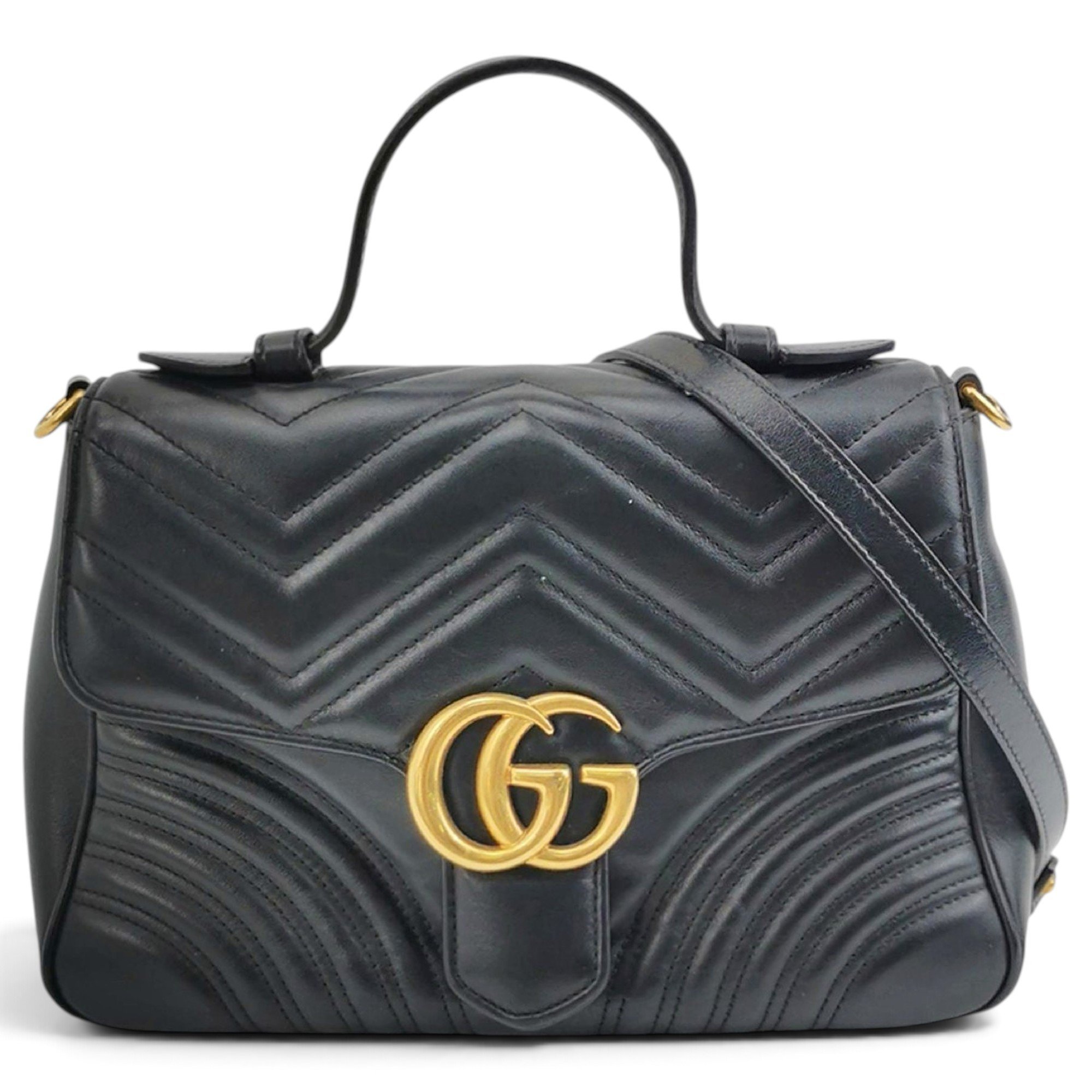 GG Marmont Flap leather handbag