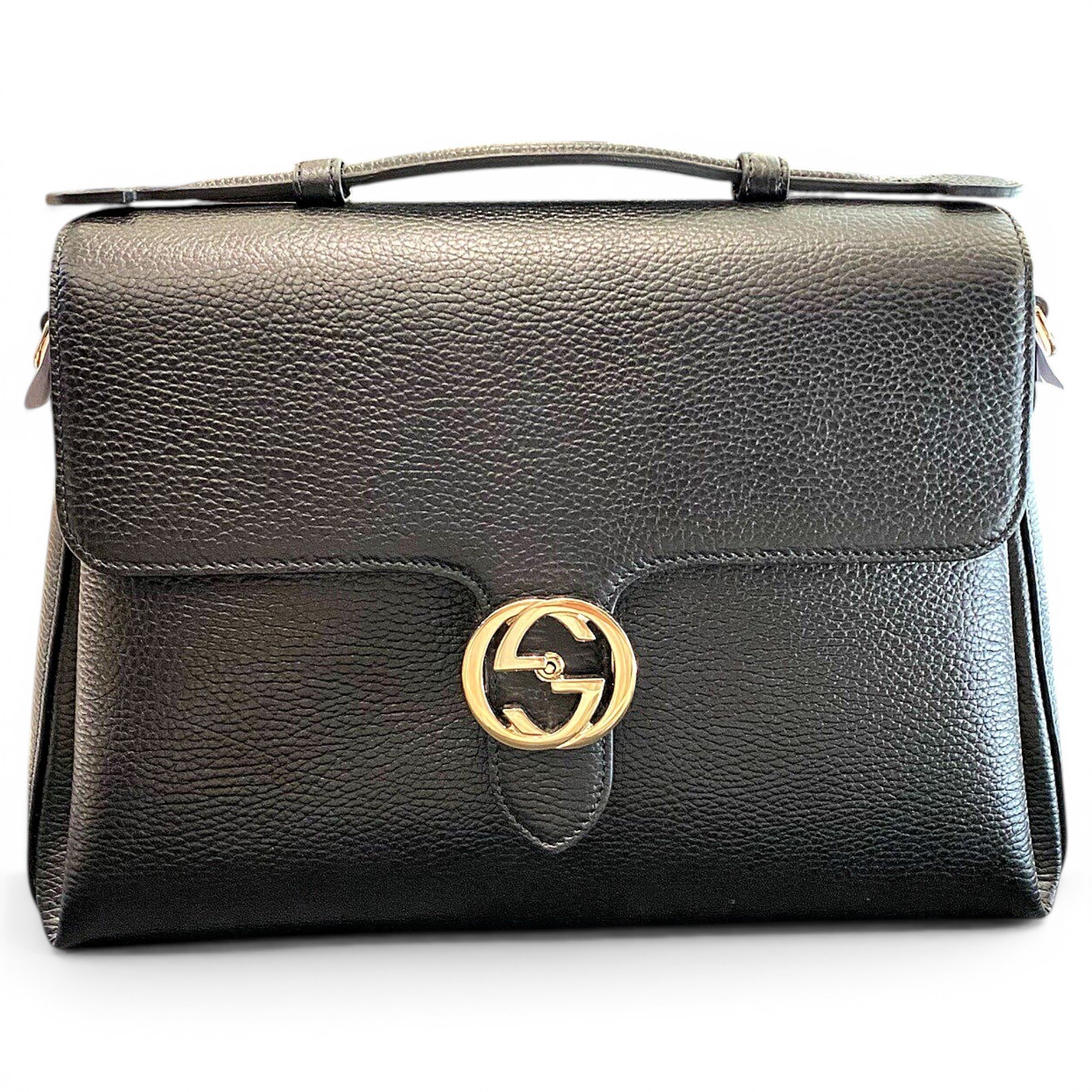Leather handbag