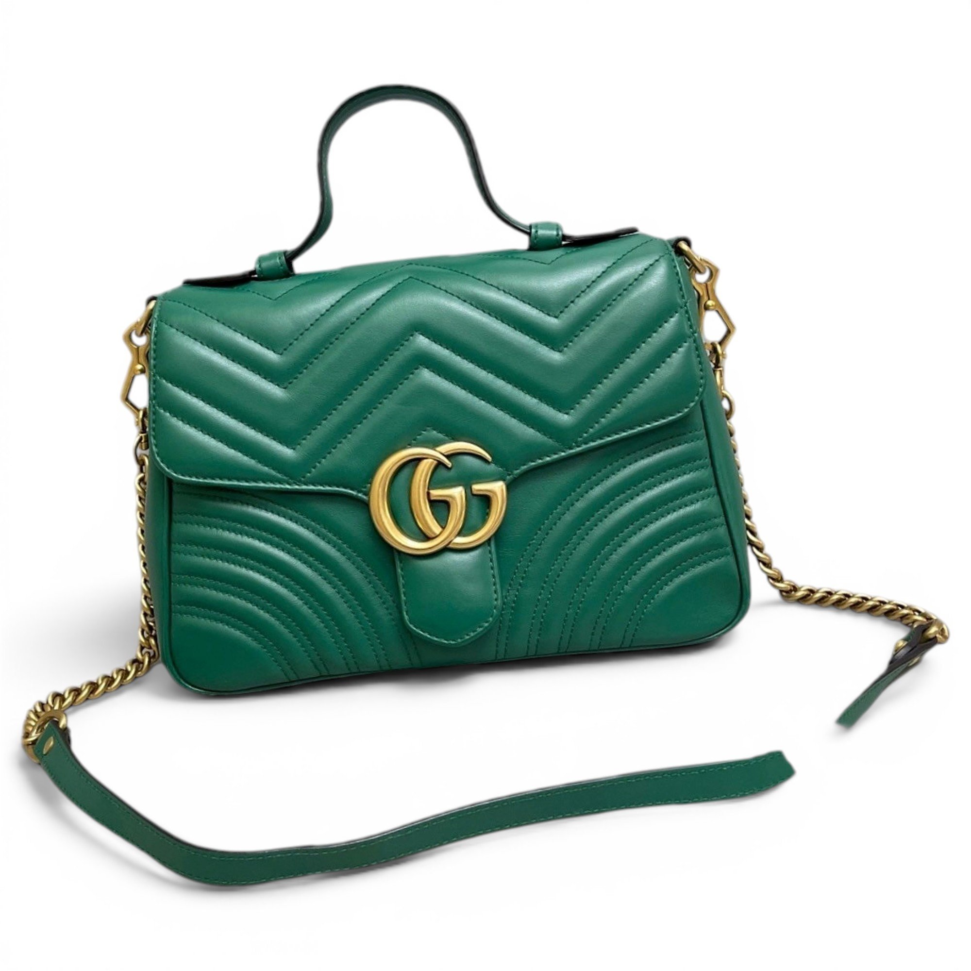GG Marmont Flap leather handbag