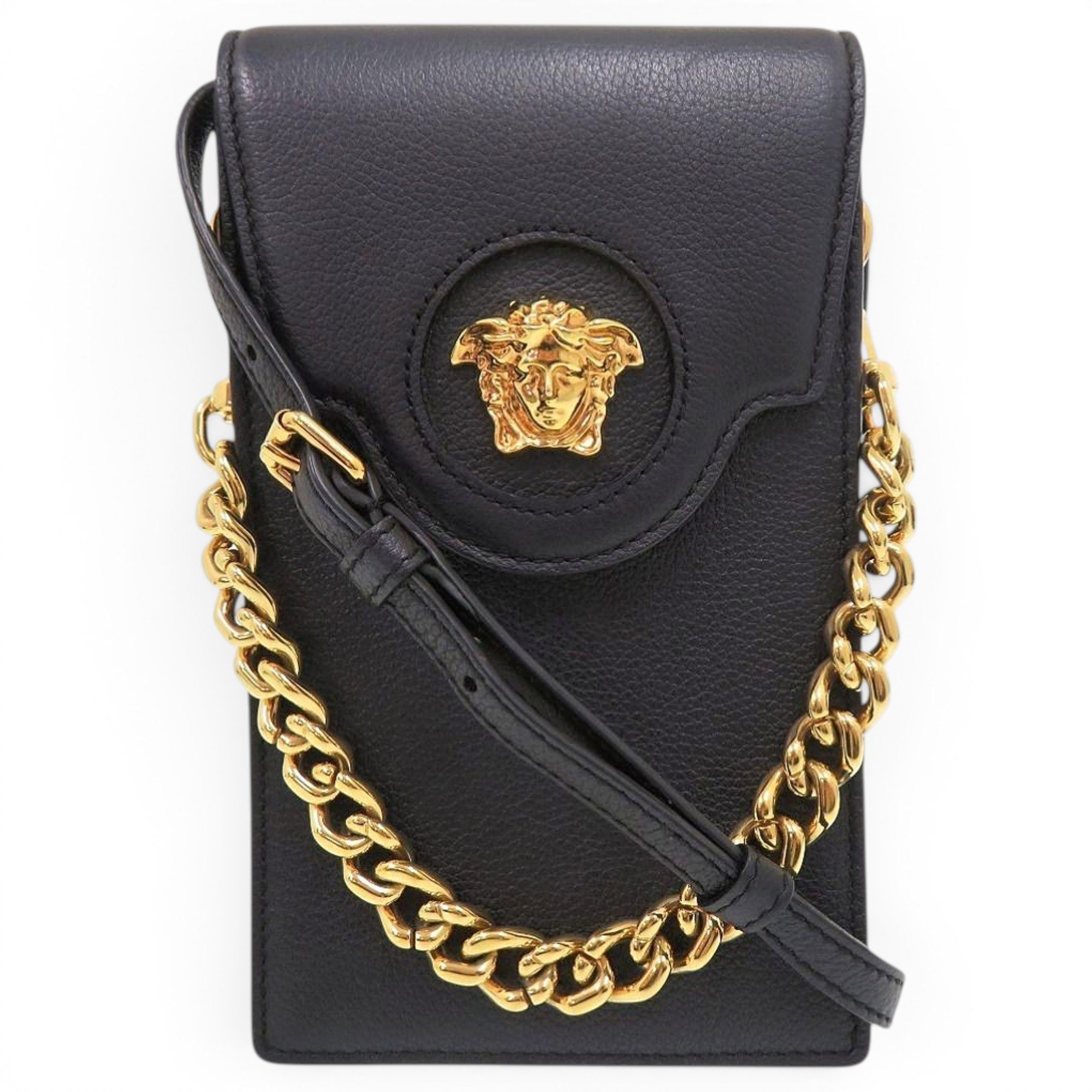 La Medusa leather handbag