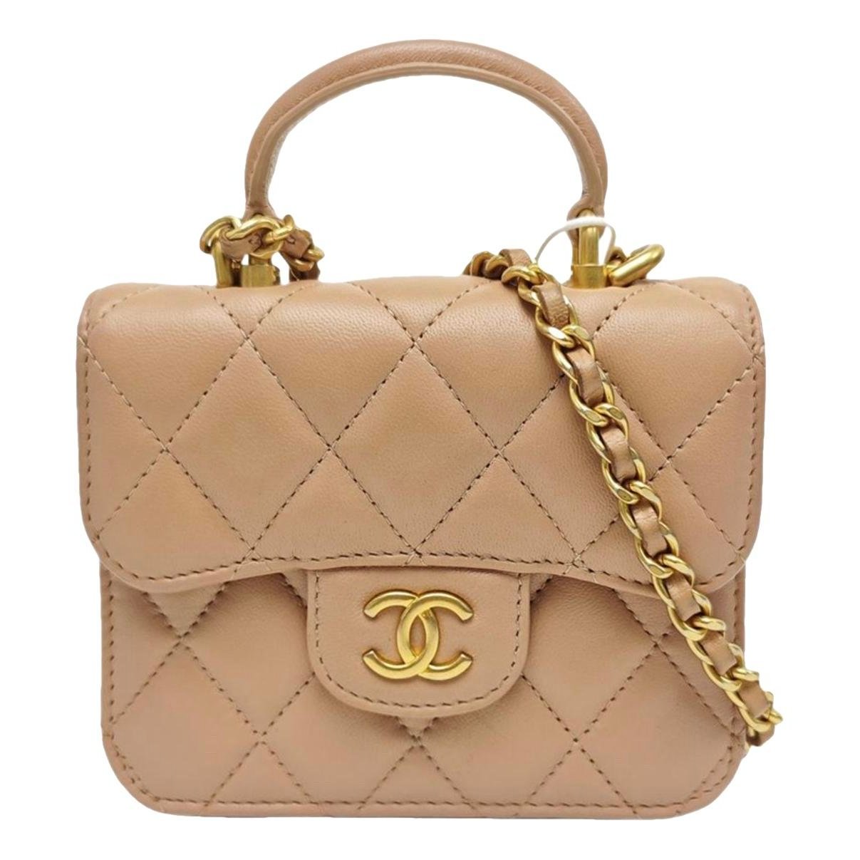 Timeless Classique Top Handle leather handbag