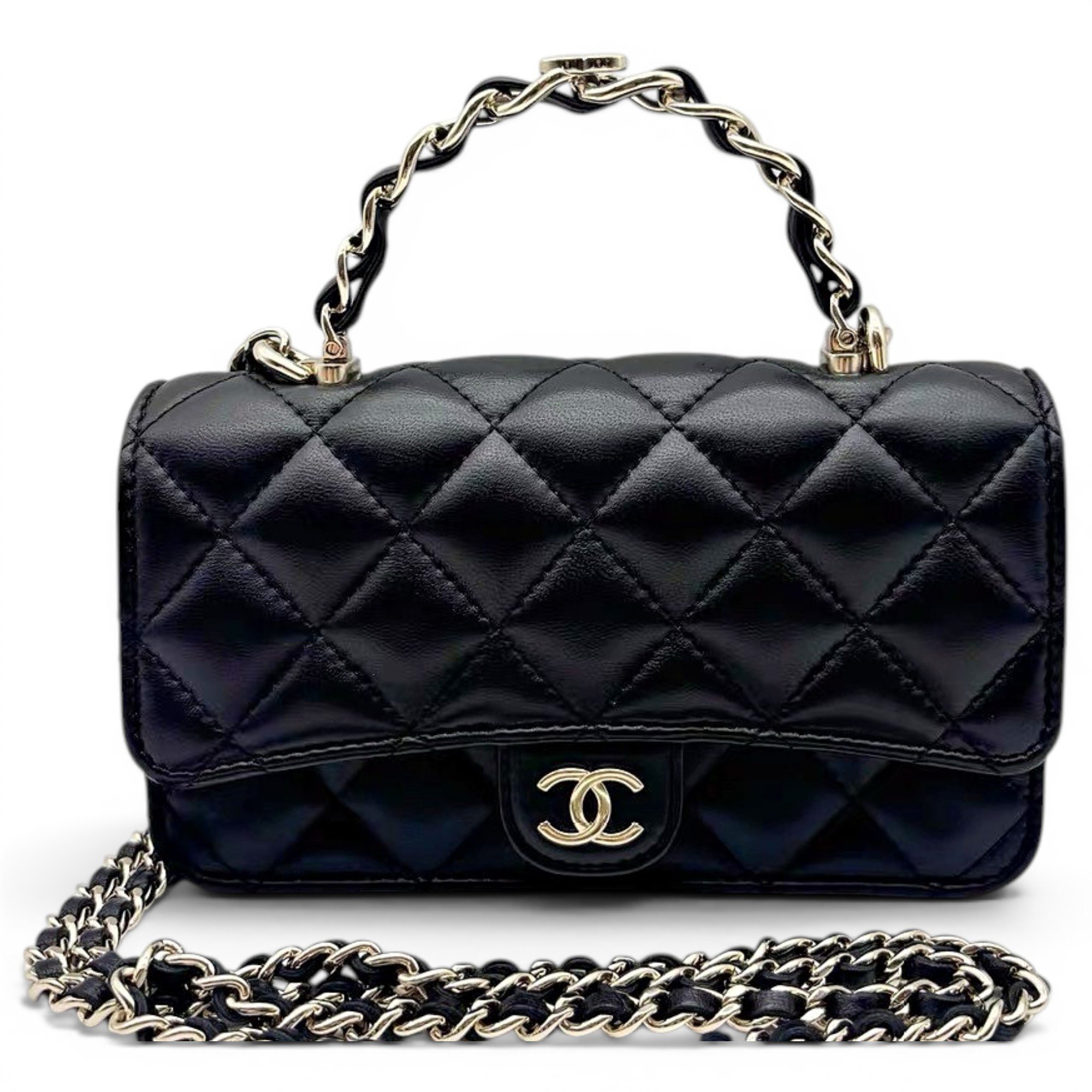 Wallet On Chain Timeless/Classique leather crossbody bag