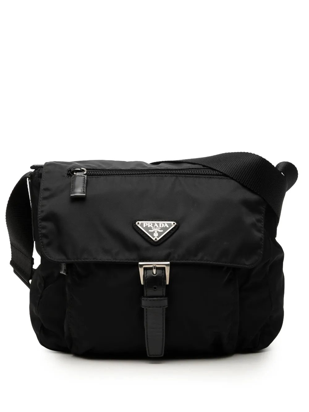 2000-2013 Tessuto Zip Buckle Messenger Bag crossbody bag