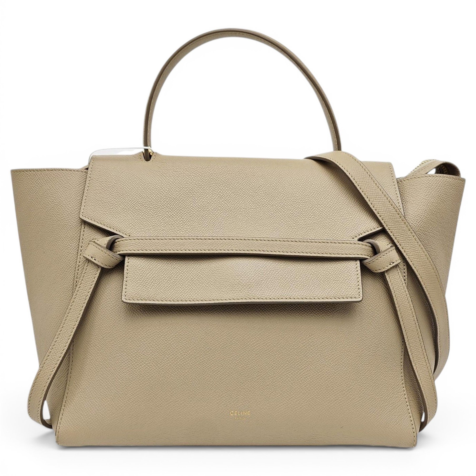 Belt leather handbag